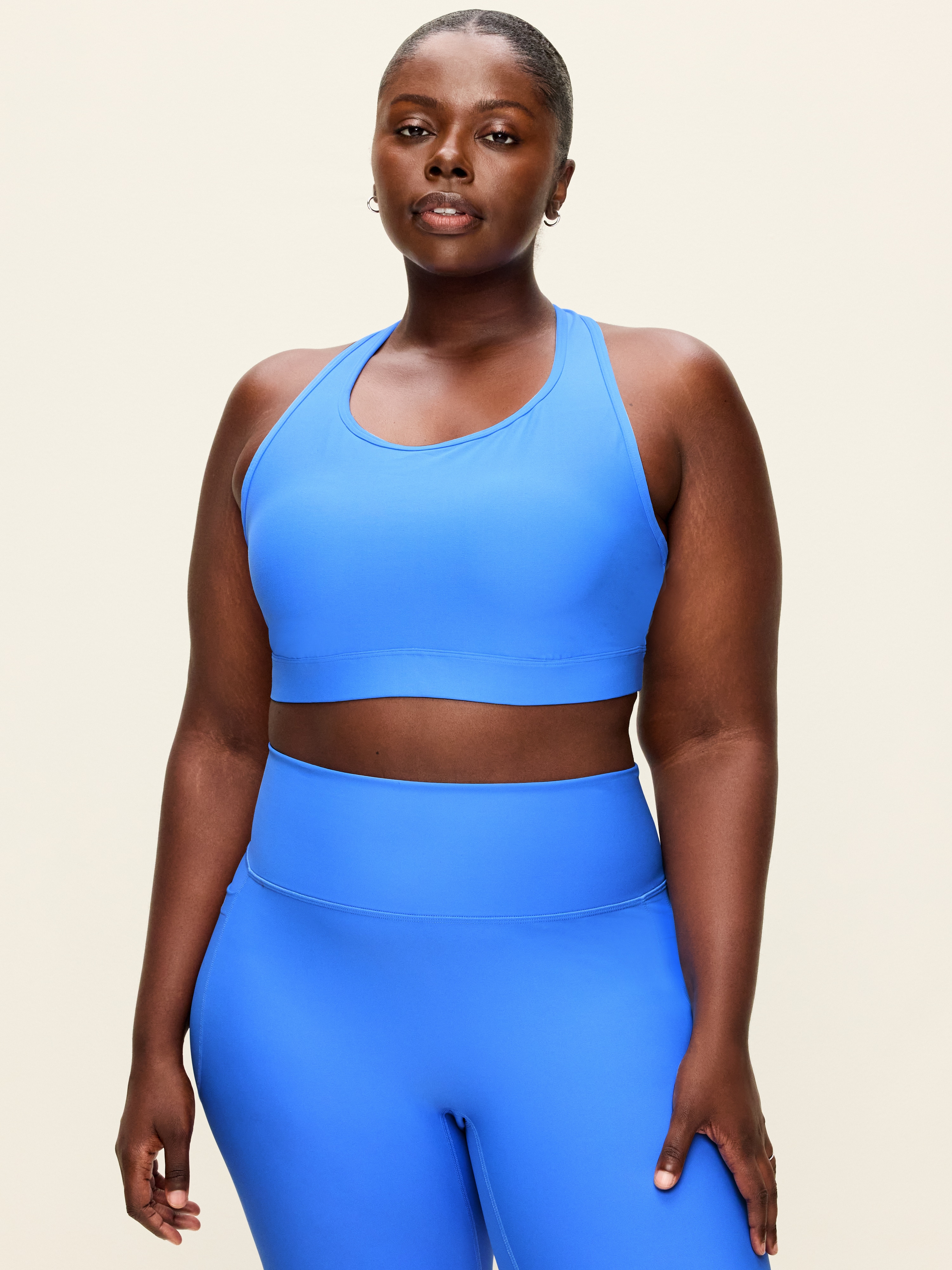 Medium Support PowerSoft Racerback Sports Bra - Cloisonne - 6