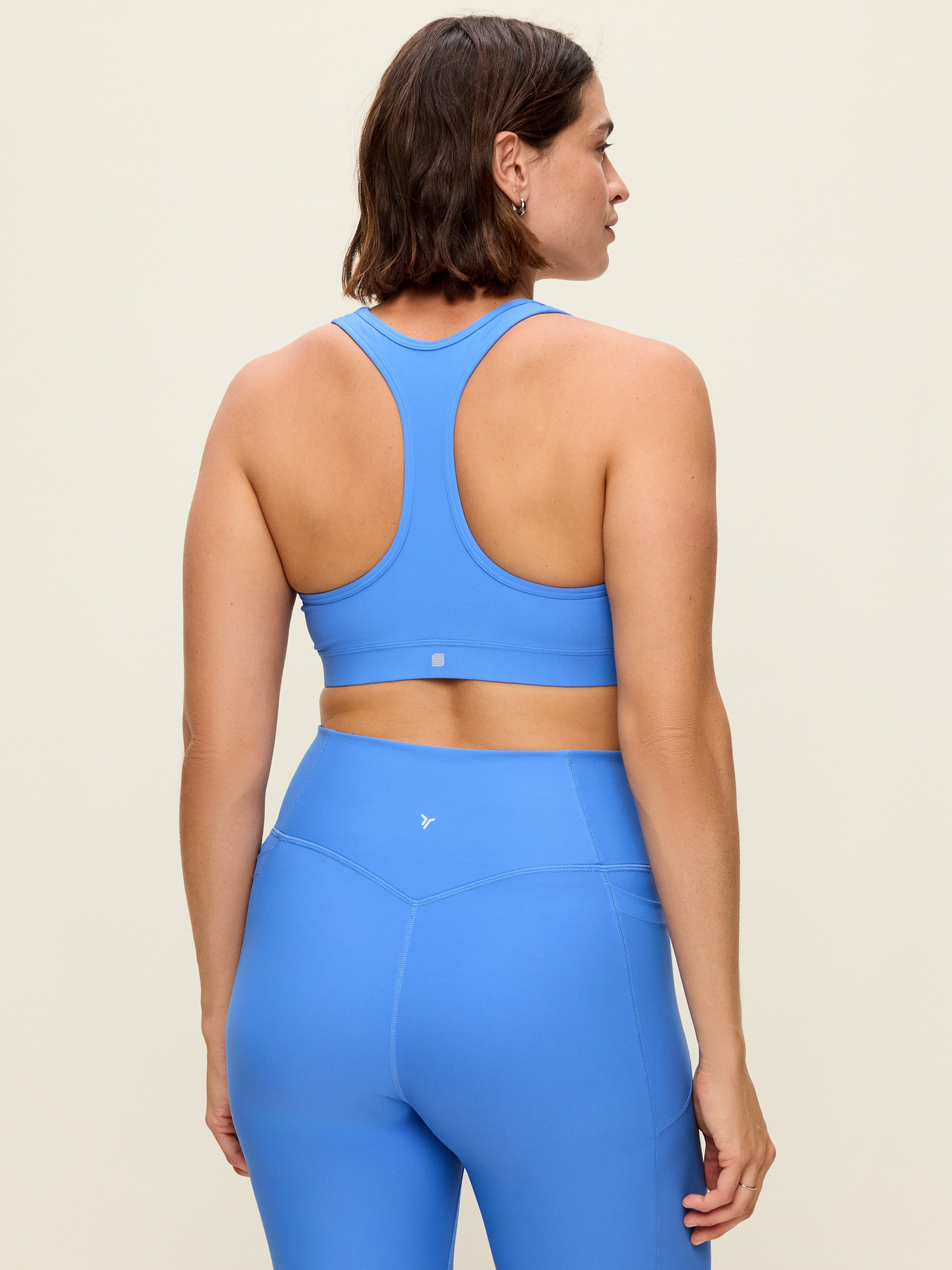 Medium Support PowerSoft Racerback Sports Bra - Cloisonne - 5