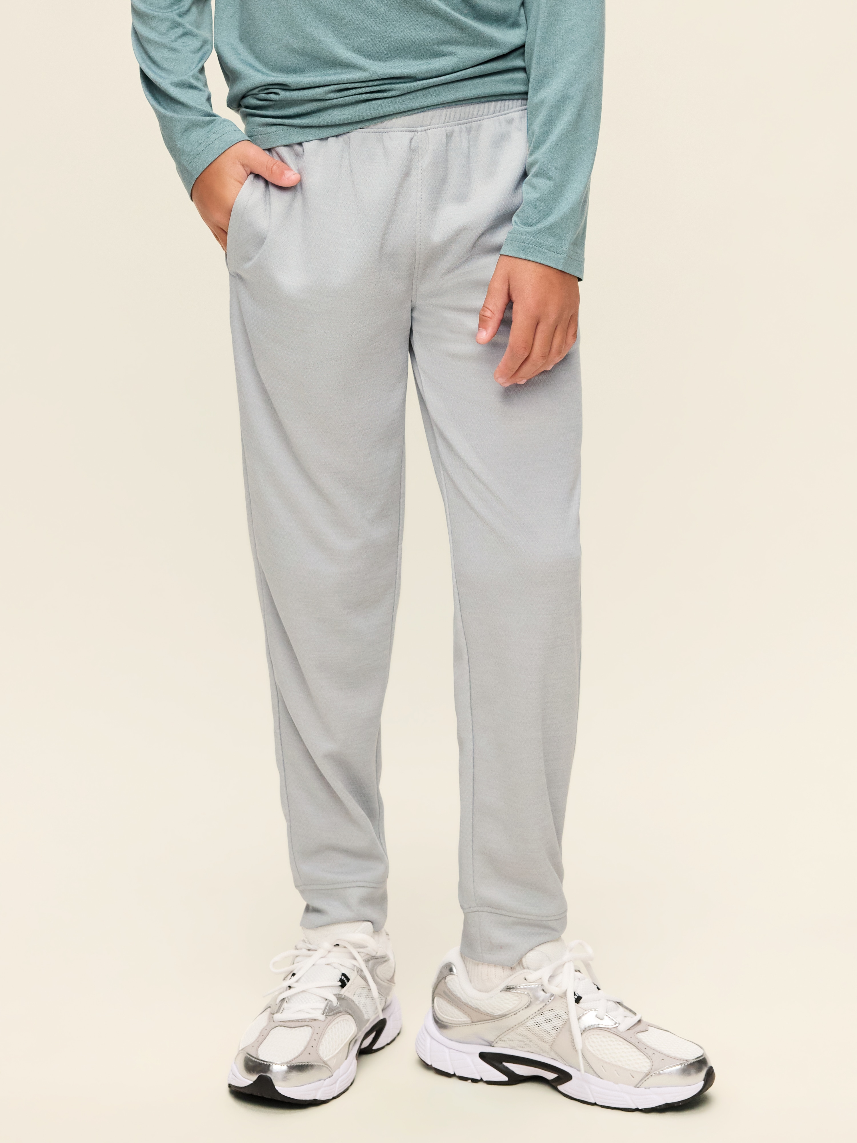 Mesh Jogger Sweatpants for Boys - Cloud Cover - 1