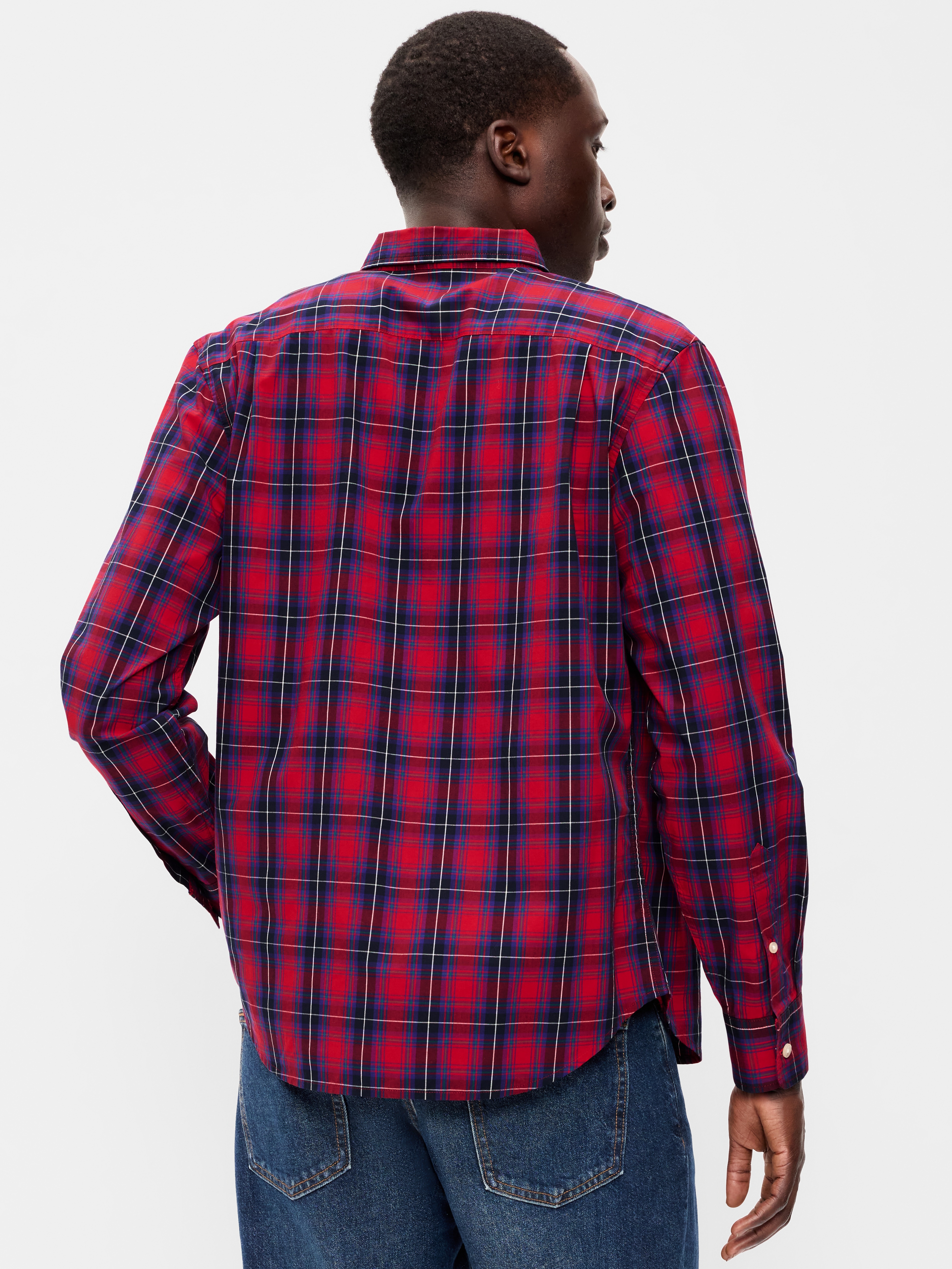 Classic Fit Everyday Oxford Shirt - Robbie Red - 2