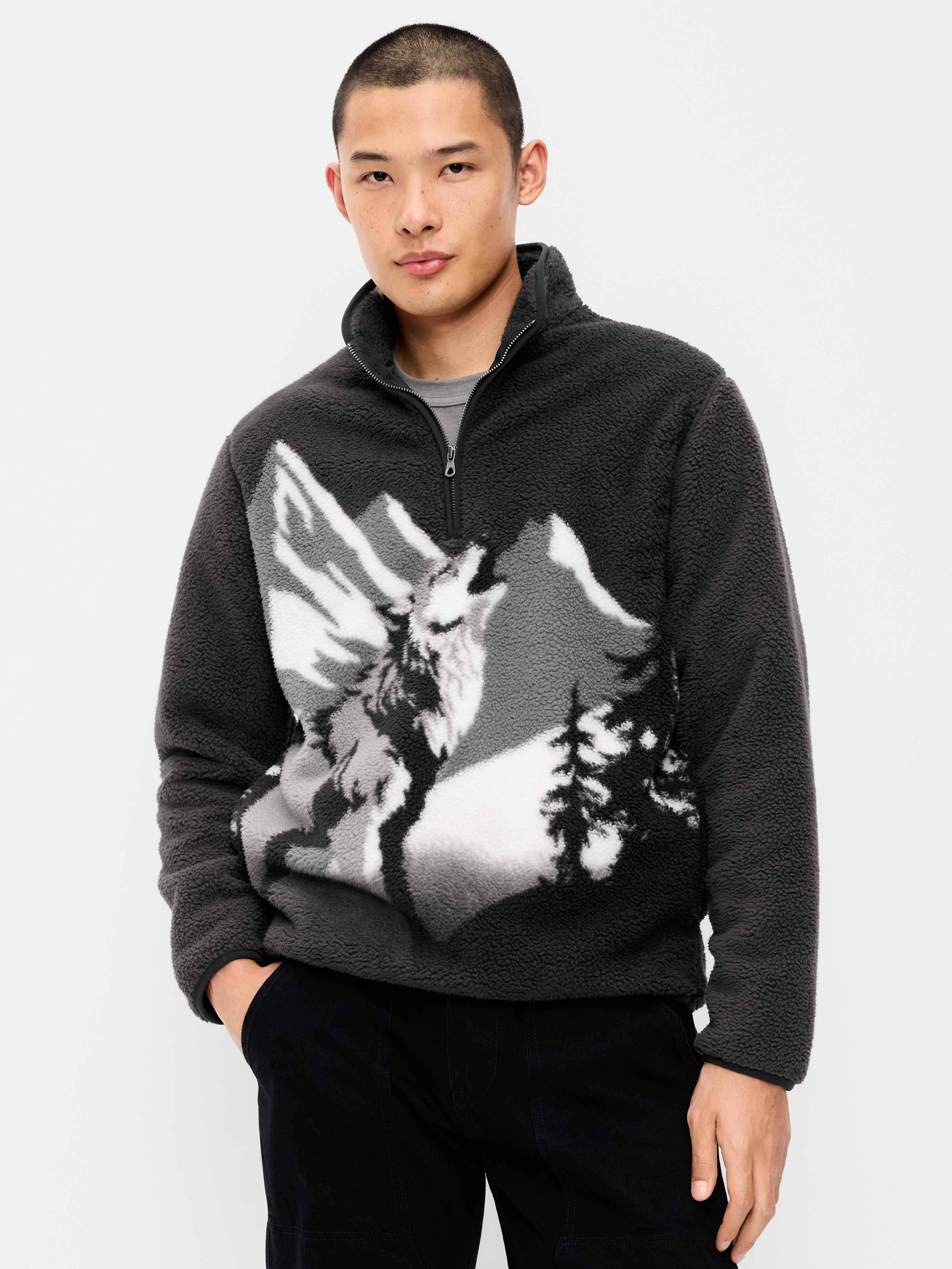 Sherpa Quarter Zip - Timberwolf - 1