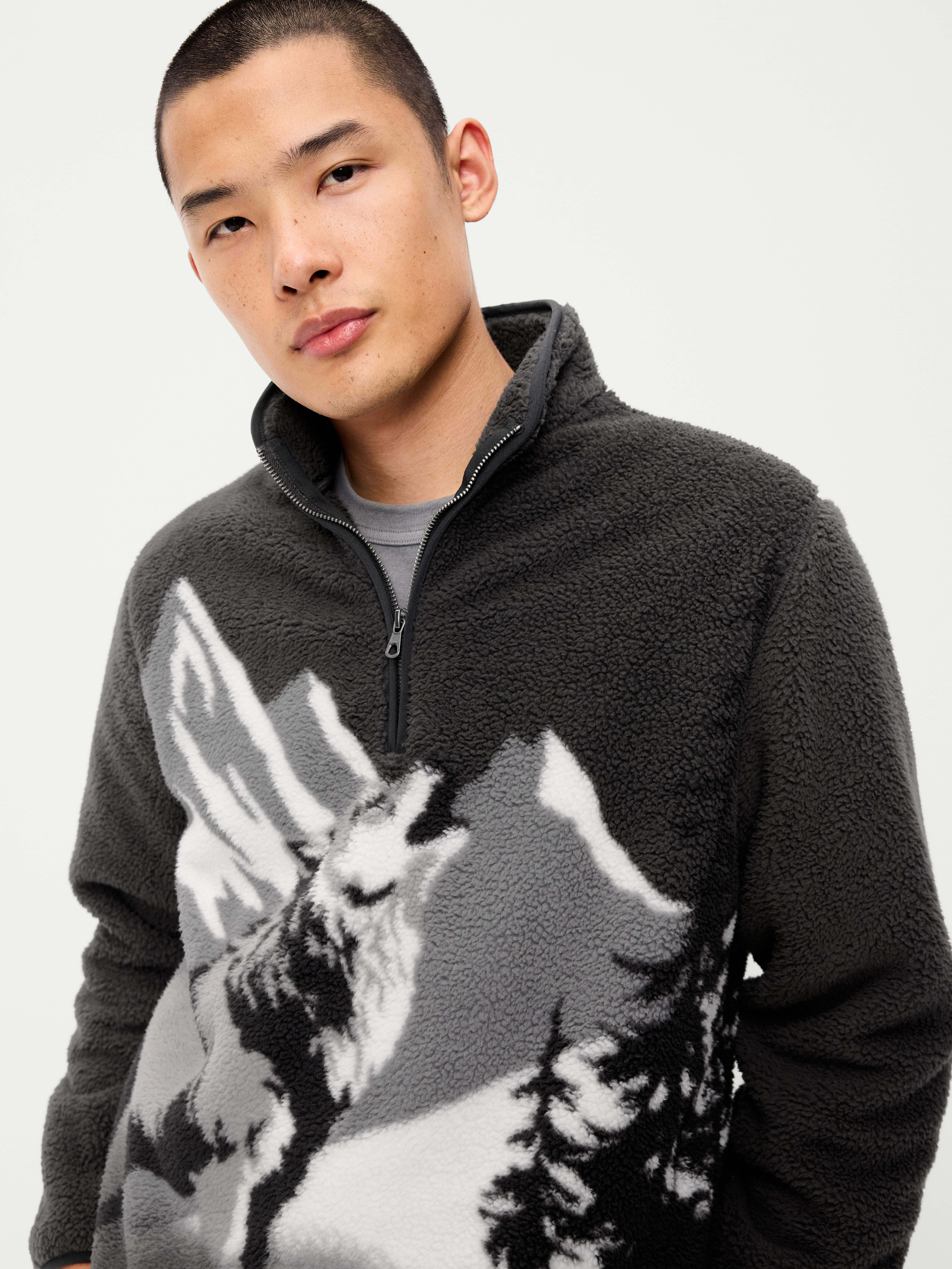 Sherpa Quarter Zip - Timberwolf - 3