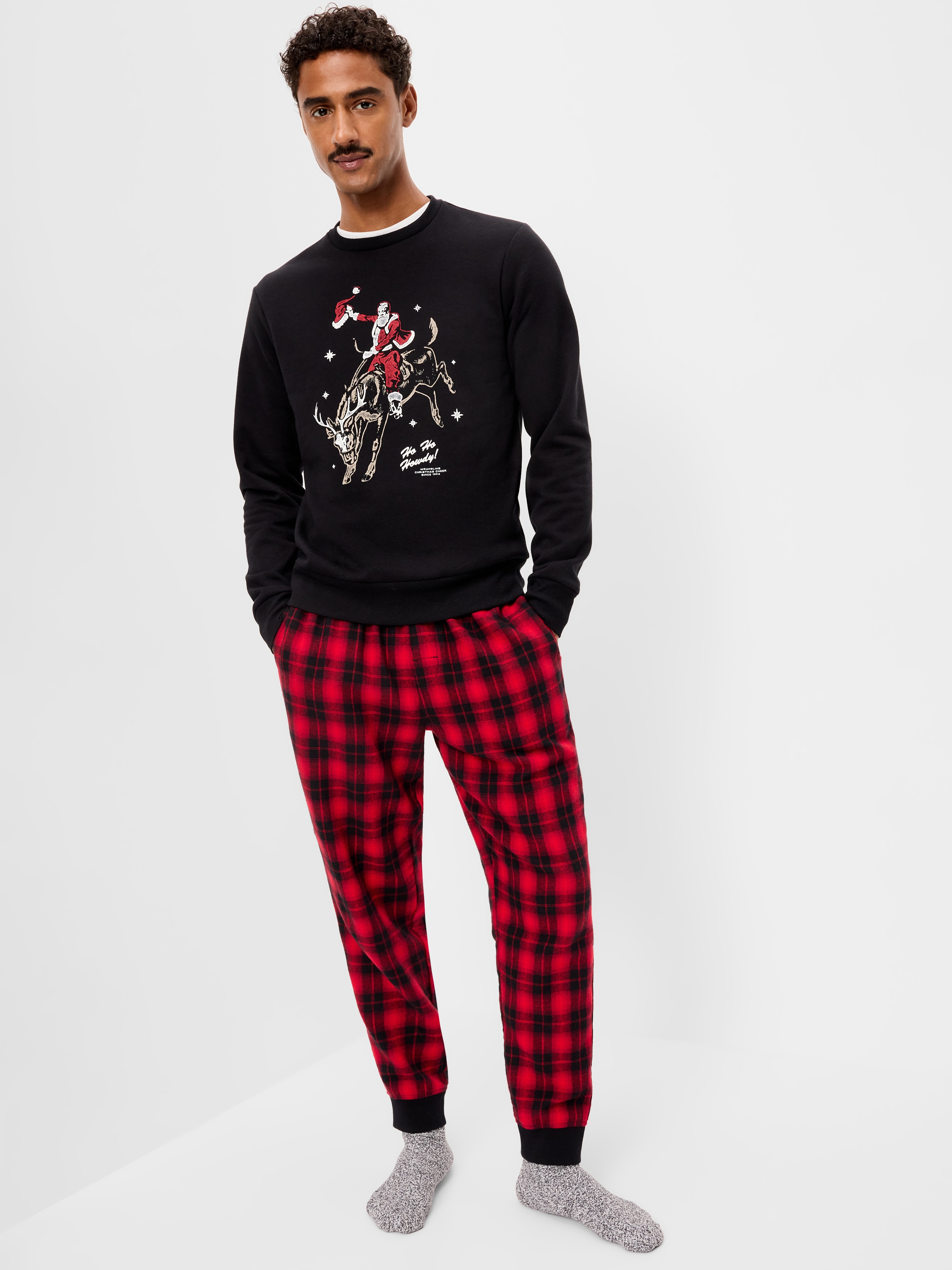 Graphic Crew-Neck Sweatshirt - Black Jack - 3