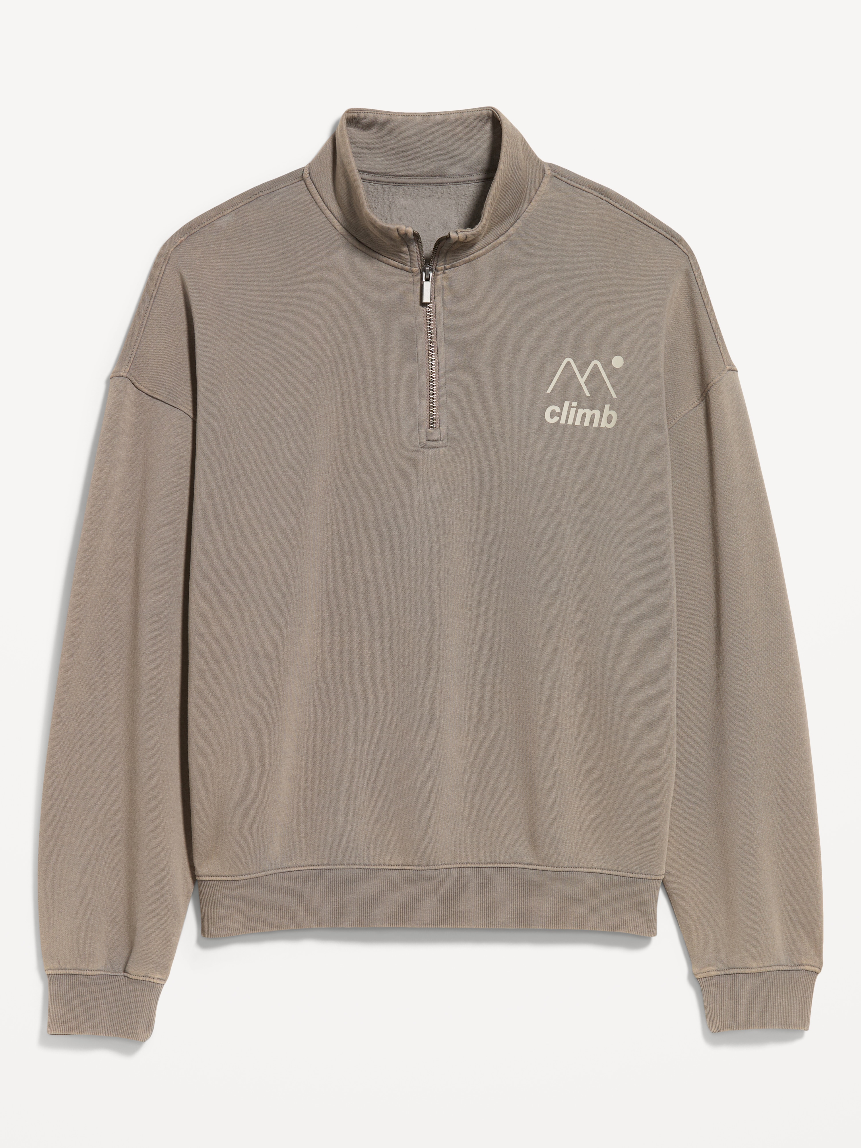 Lived-In Pro Quarter Zip - Tarmac Gray - 4