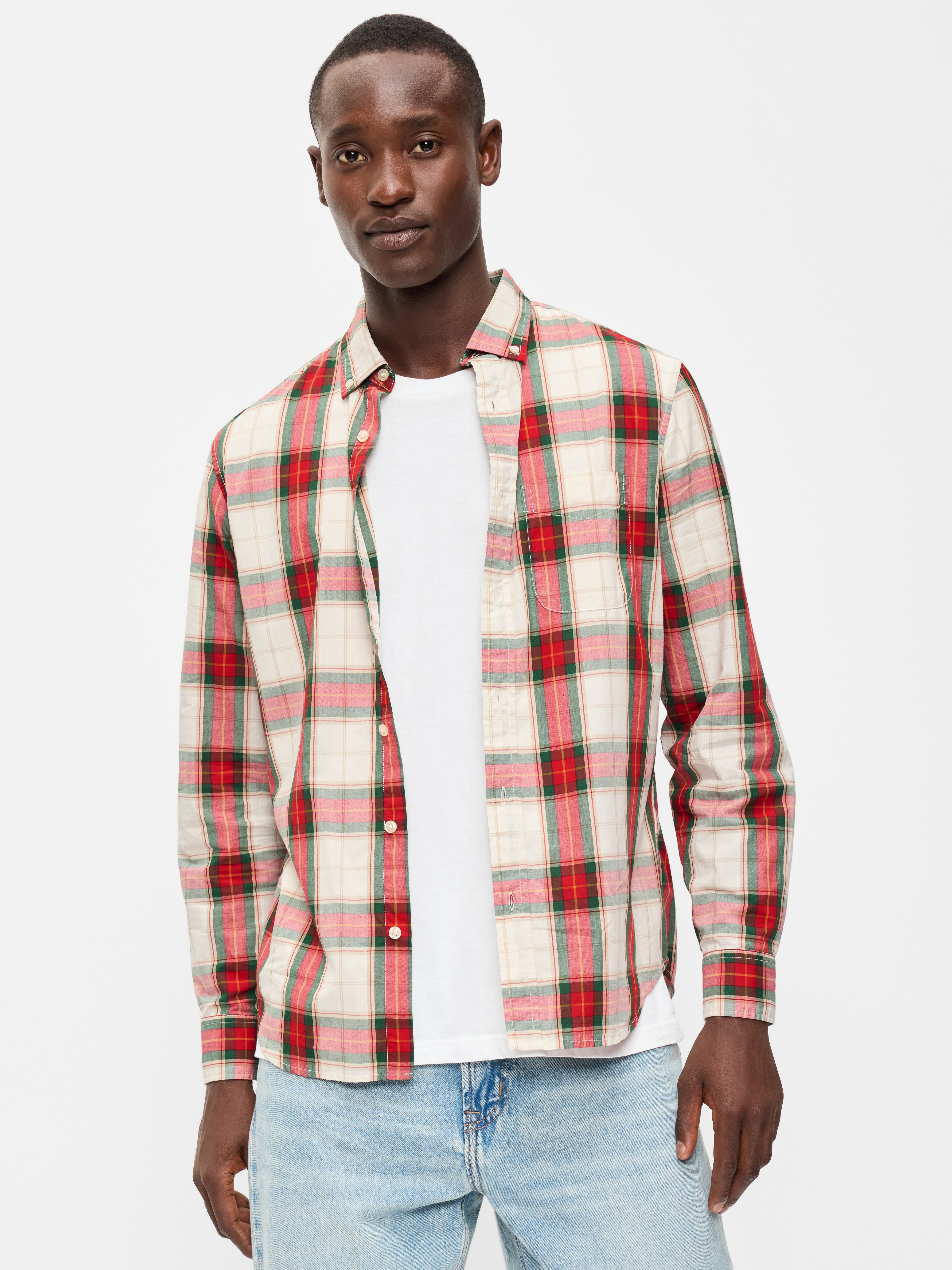 Classic Fit Everyday Oxford Shirt - Sea Salt - 1