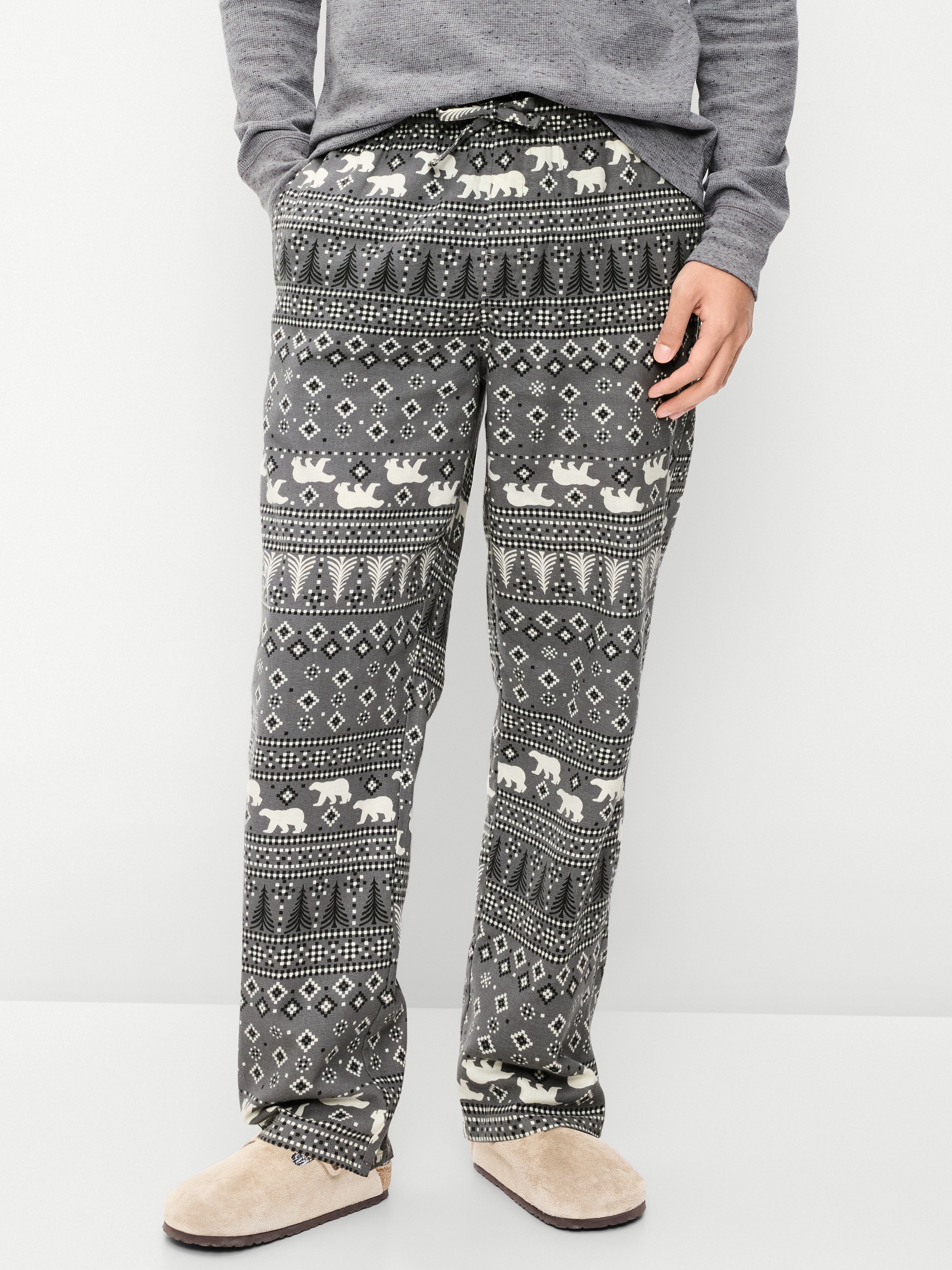 Flannel Pajama Pants - Polar Bears - 1
