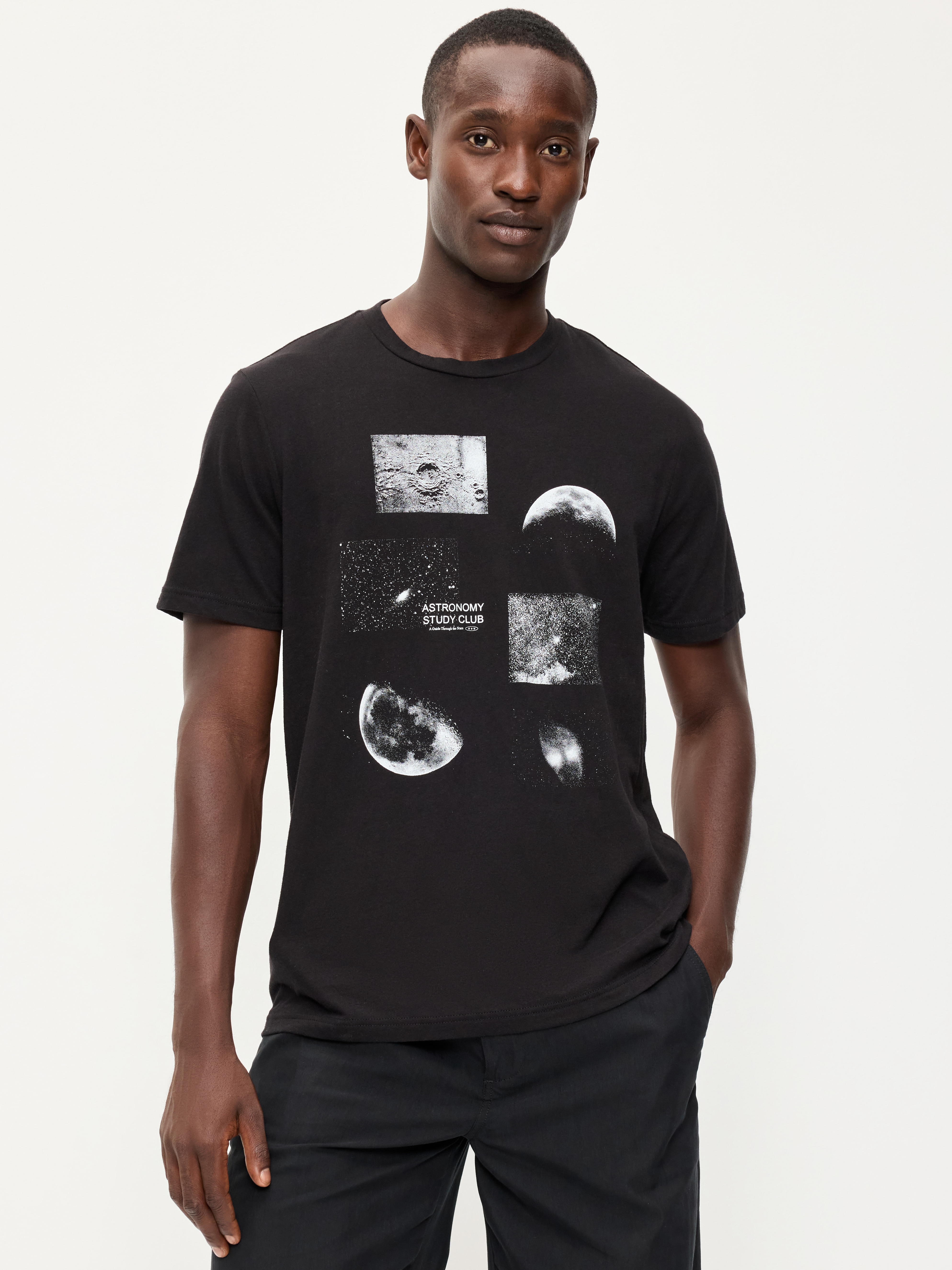 Graphic T-Shirt - Black - 1