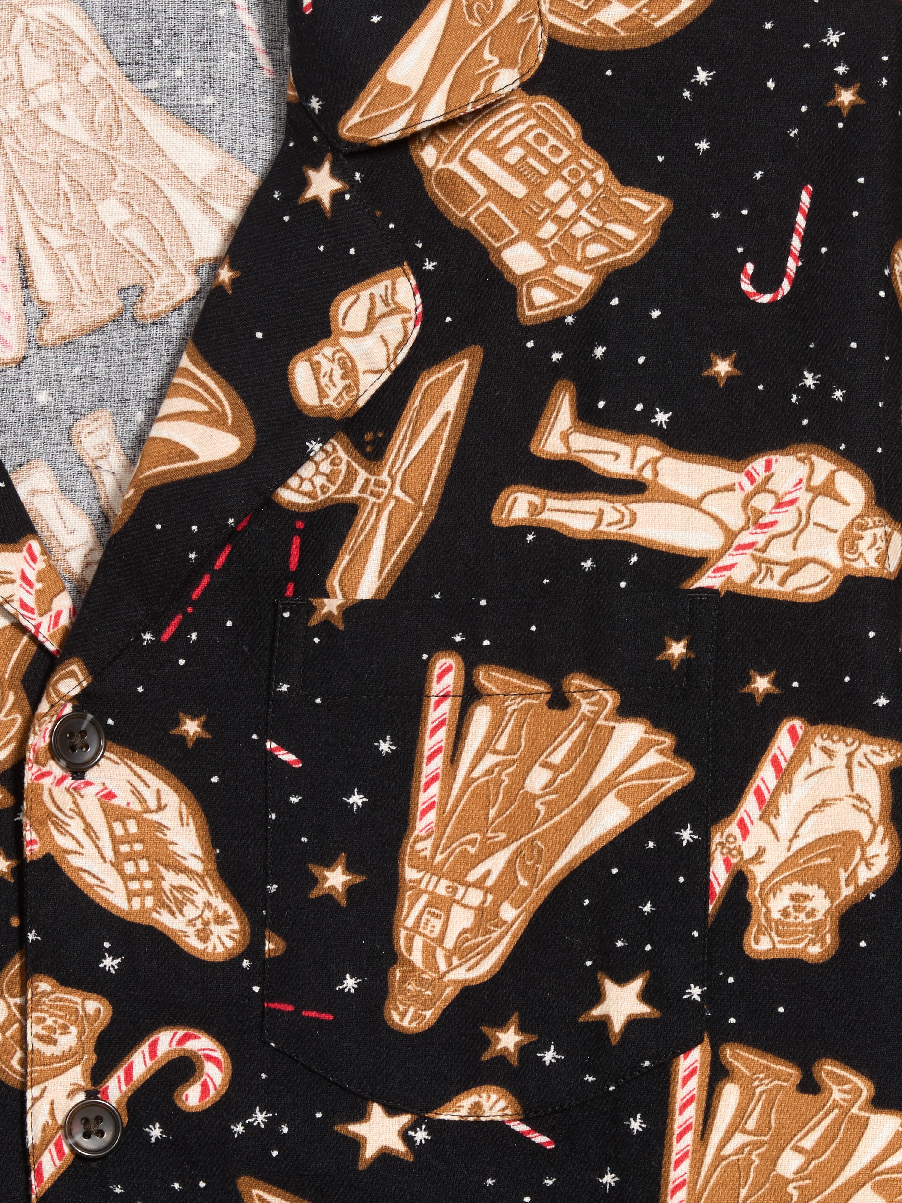 Flannel Pajama Pant Set for Men - Star Wars Cookie (Match the Fam!) - 3
