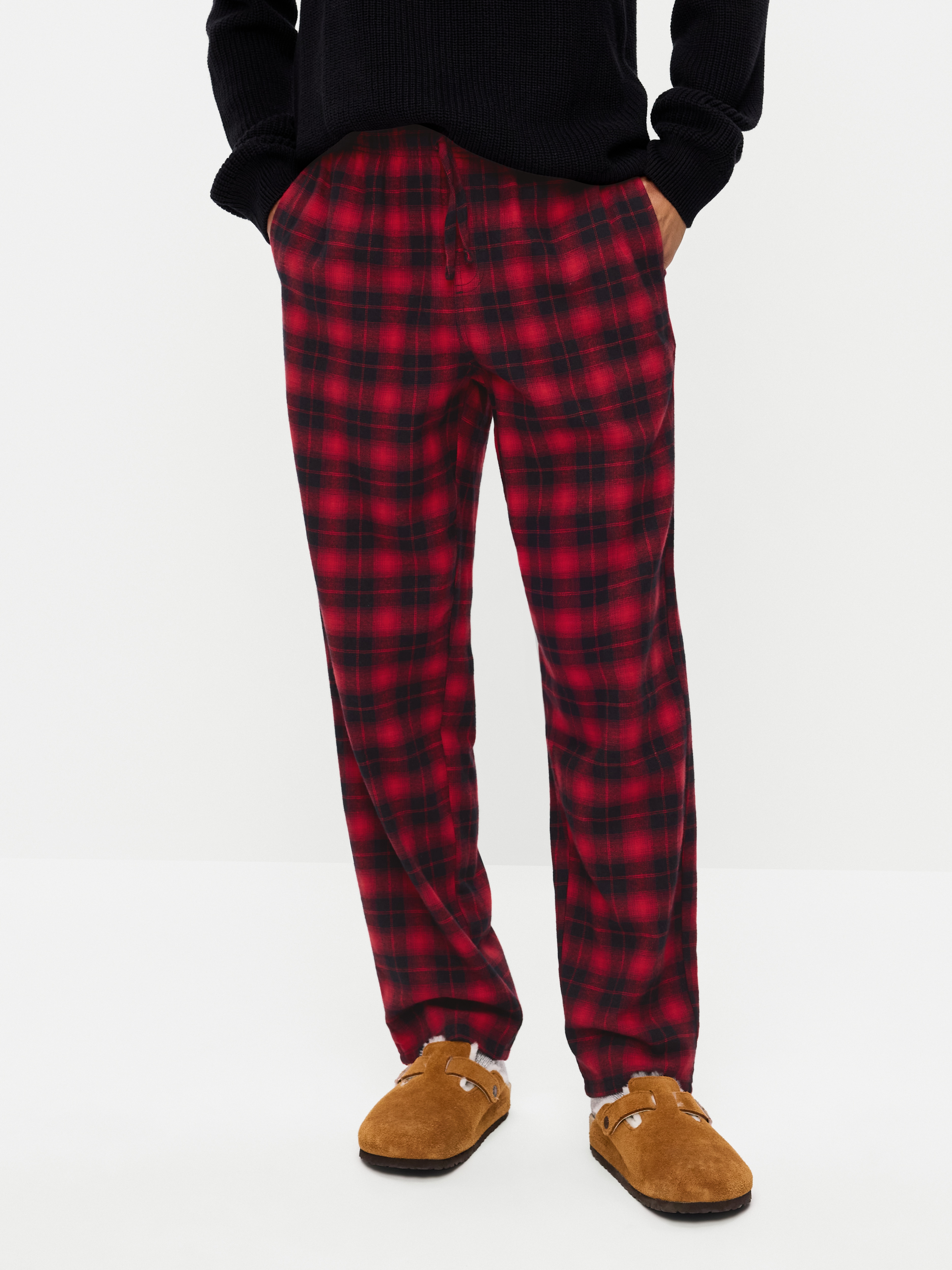 Flannel Pajama Pants - Red Buffalo Check - 1