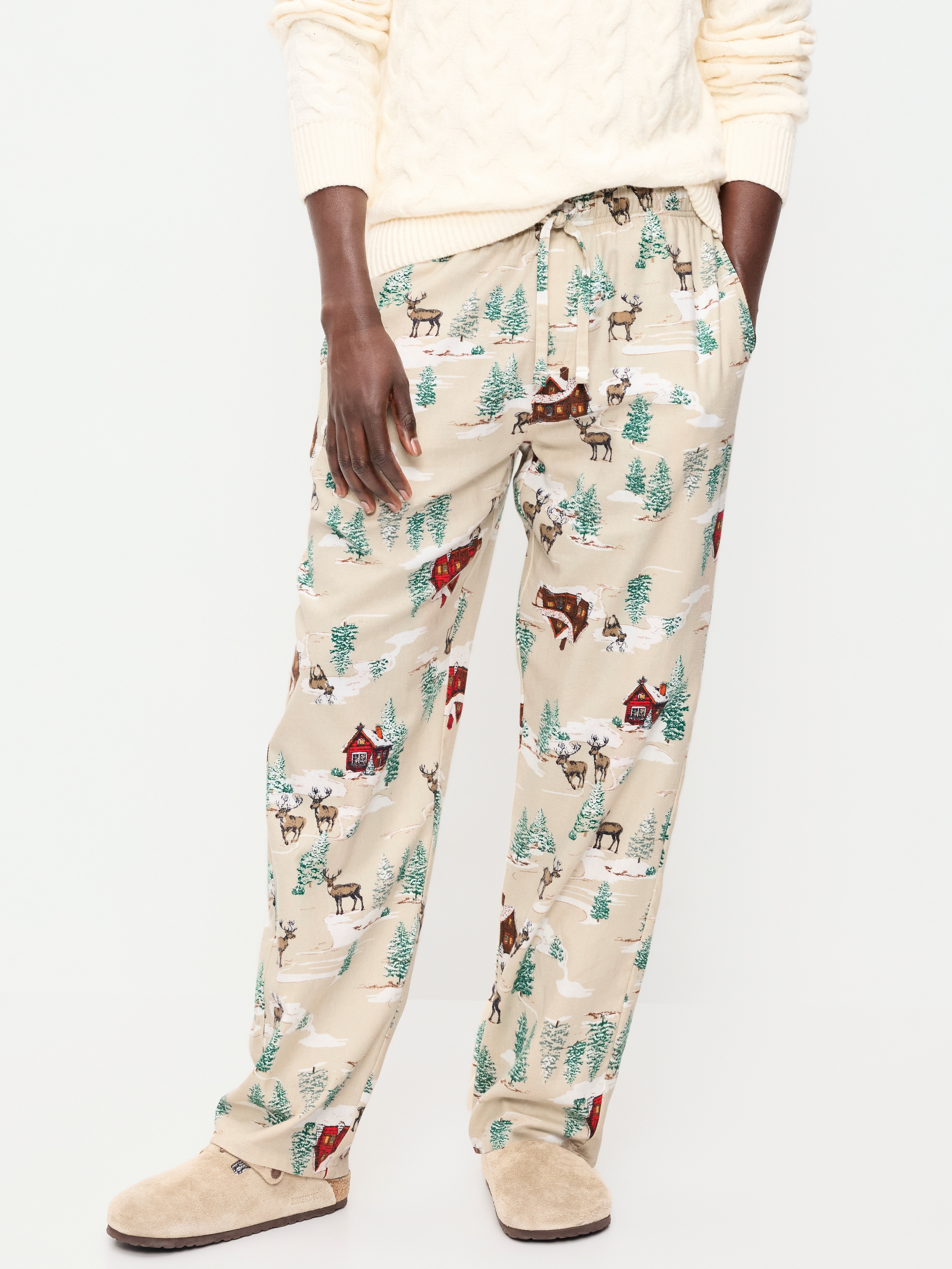 Flannel Pajama Pants - Winter Cabin (Match the Fam!) - 1