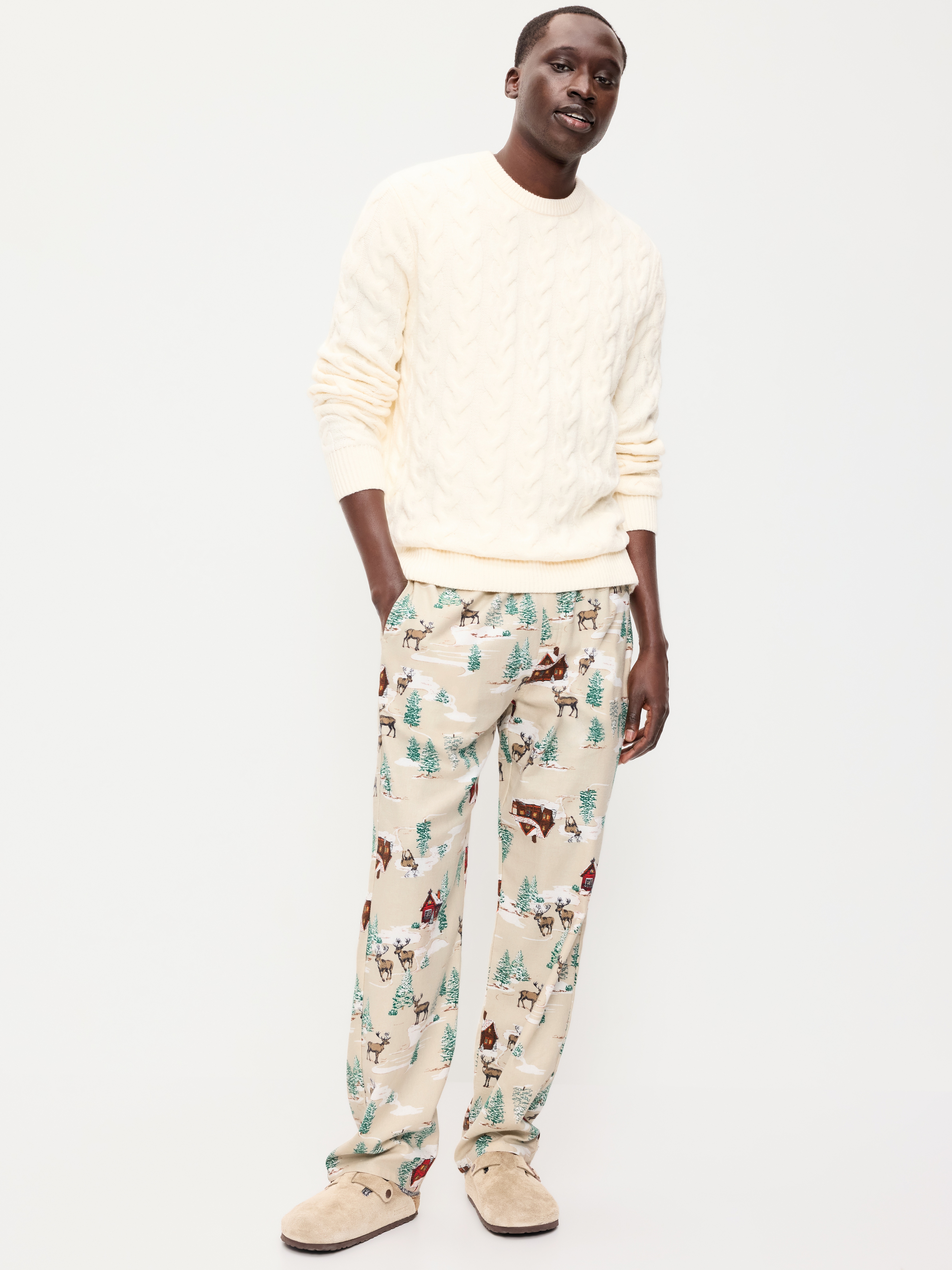 Flannel Pajama Pants - Winter Cabin (Match the Fam!) - 2