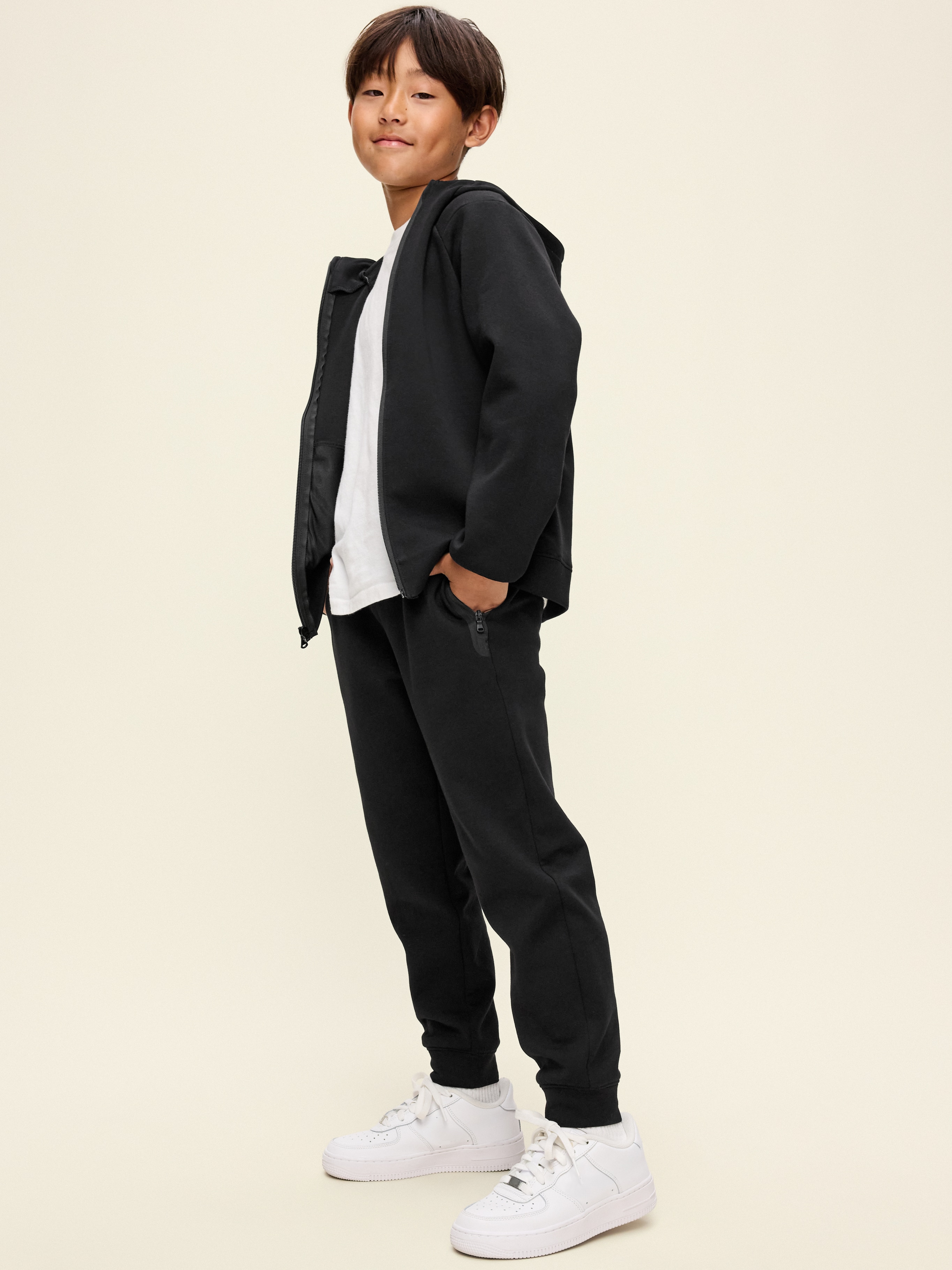 Dynamic Fleece Jogger Sweatpants for Boys - Black Jack - 3