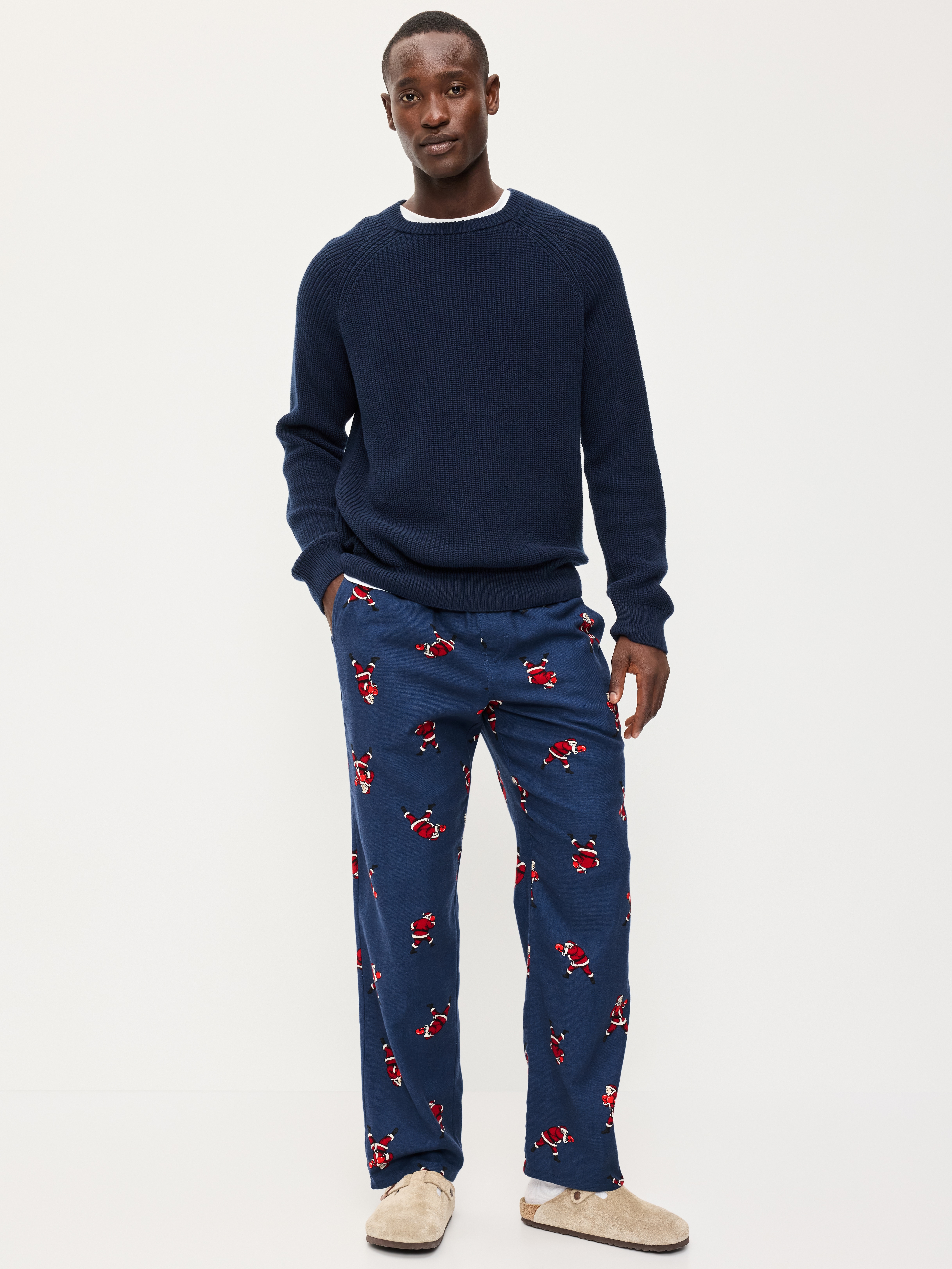 Flannel Pajama Pants - Boxing Navy - 2
