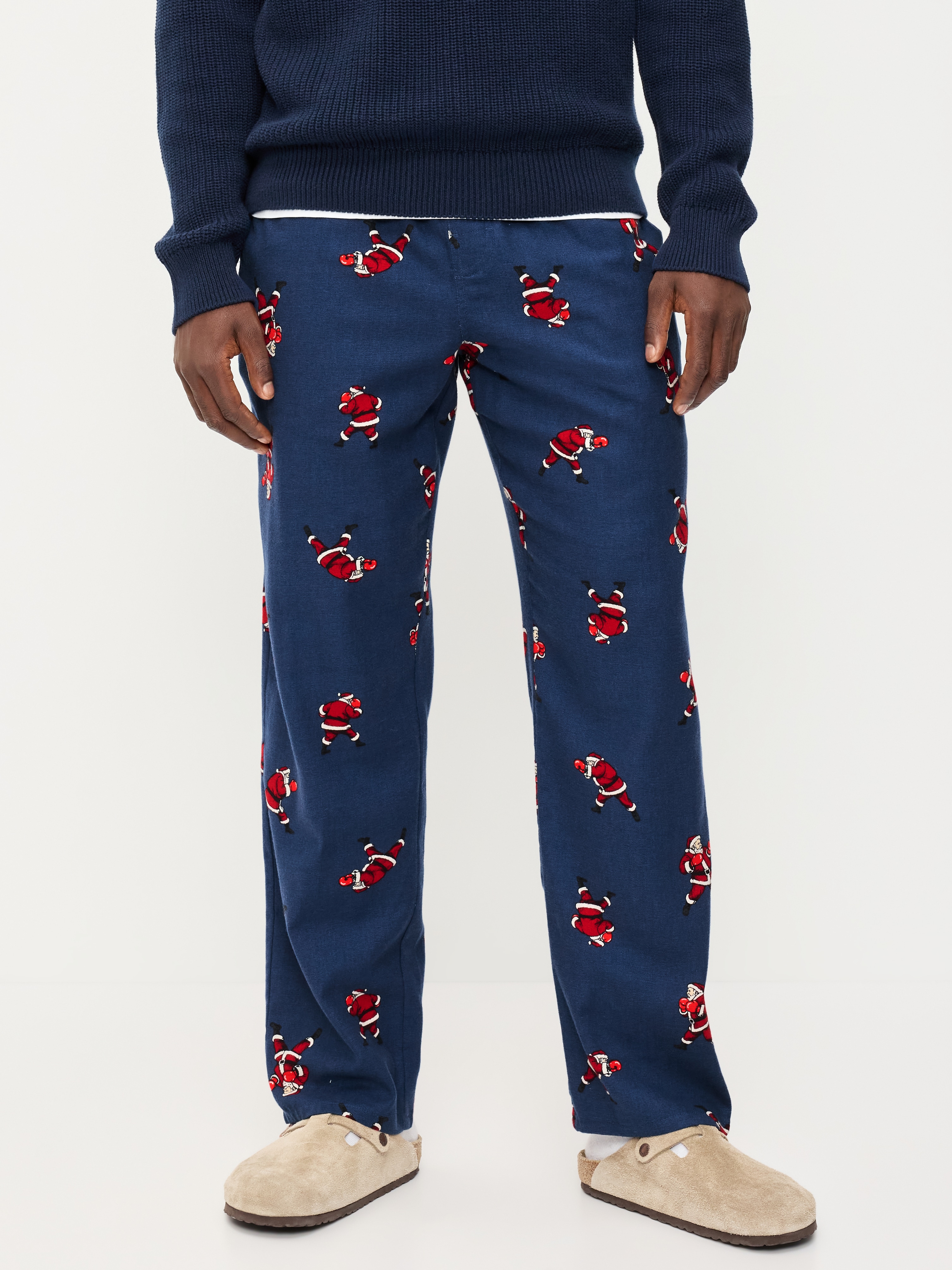 Flannel Pajama Pants - Boxing Navy - 1