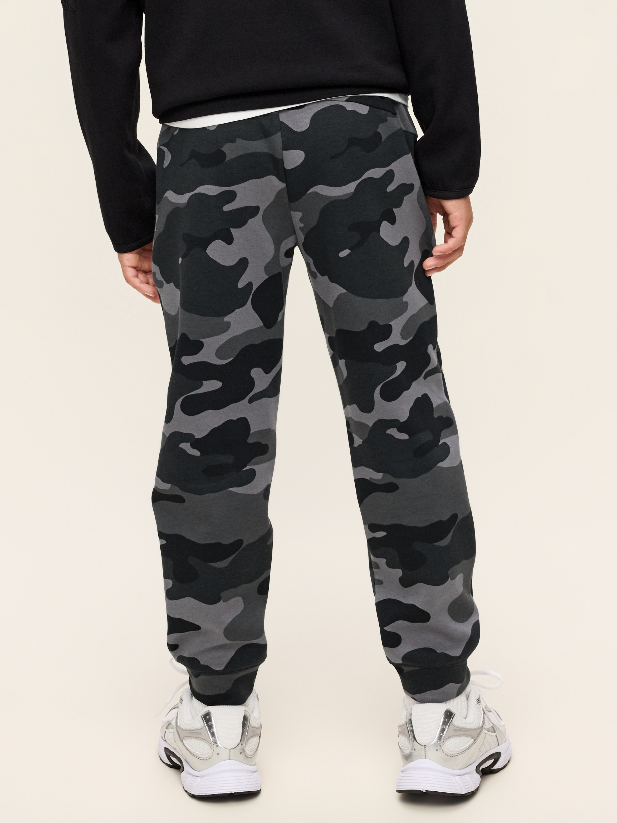 Dynamic Fleece Jogger Sweatpants for Boys - Black Camo - 2