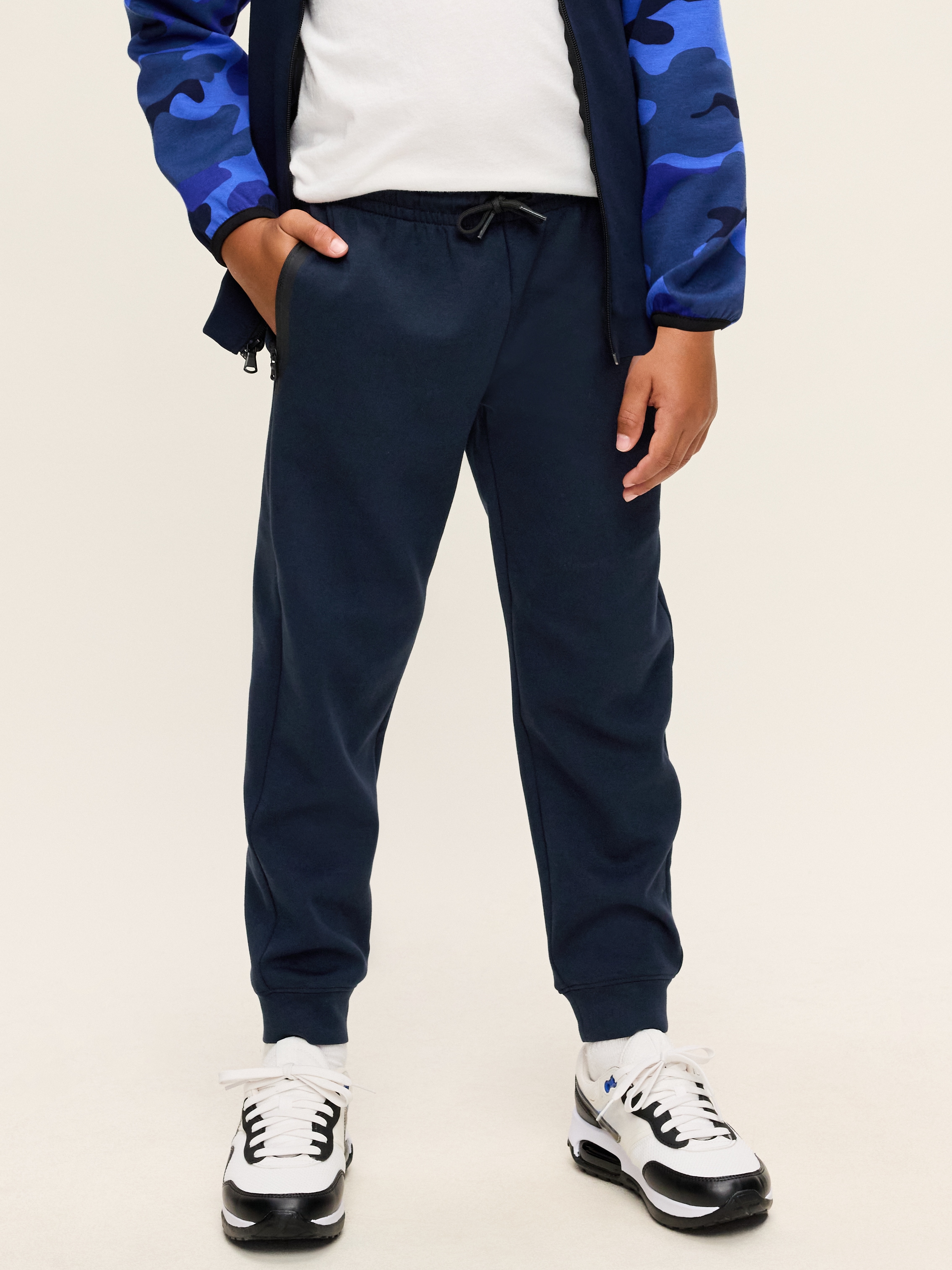Dynamic Fleece Jogger Sweatpants for Boys - In the Navy - 1