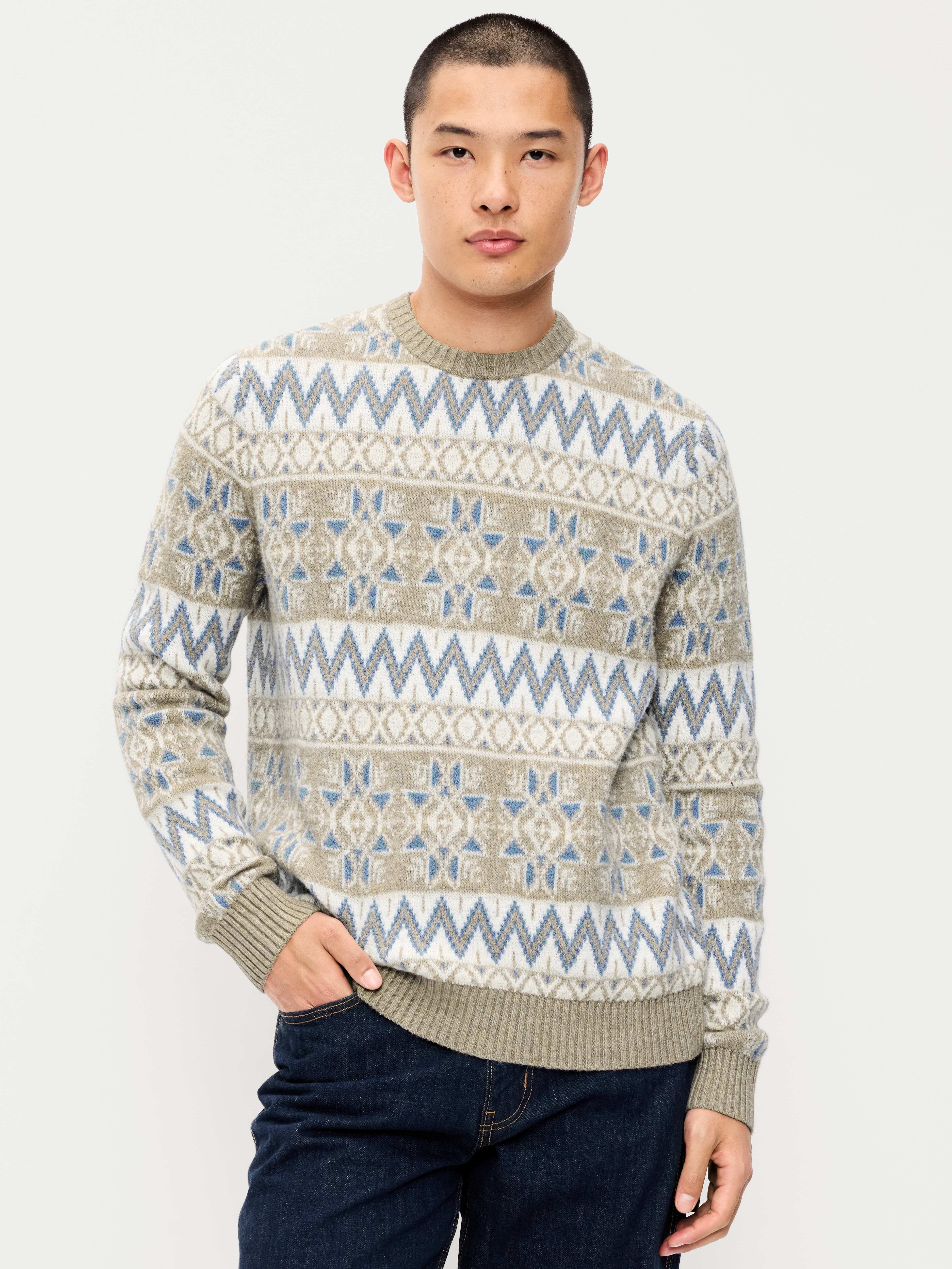 SoSoft Crew-Neck Sweater - Naturalist Blue - 1