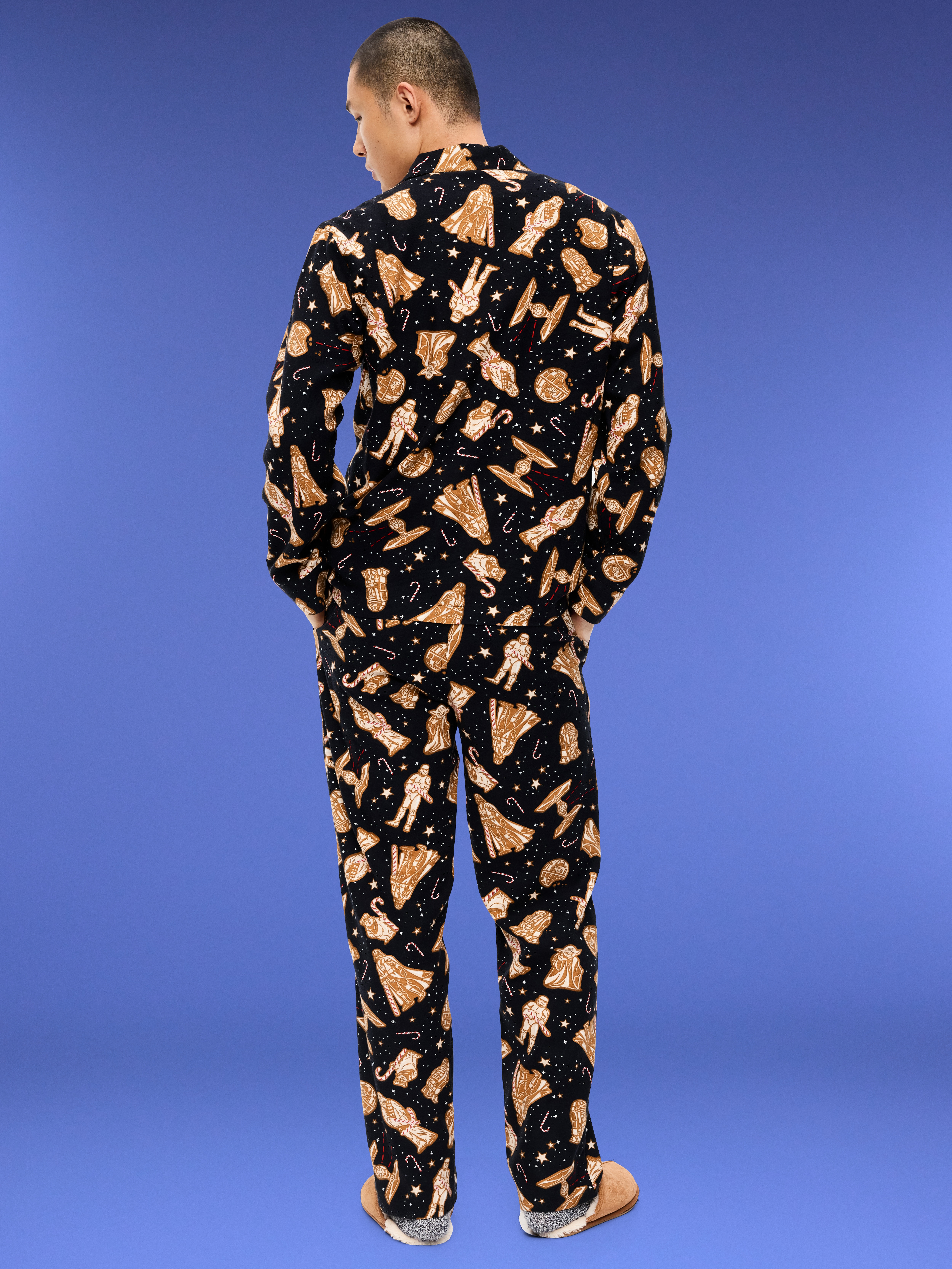 Flannel Pajama Pant Set for Men - Star Wars Cookie (Match the Fam!) - 2