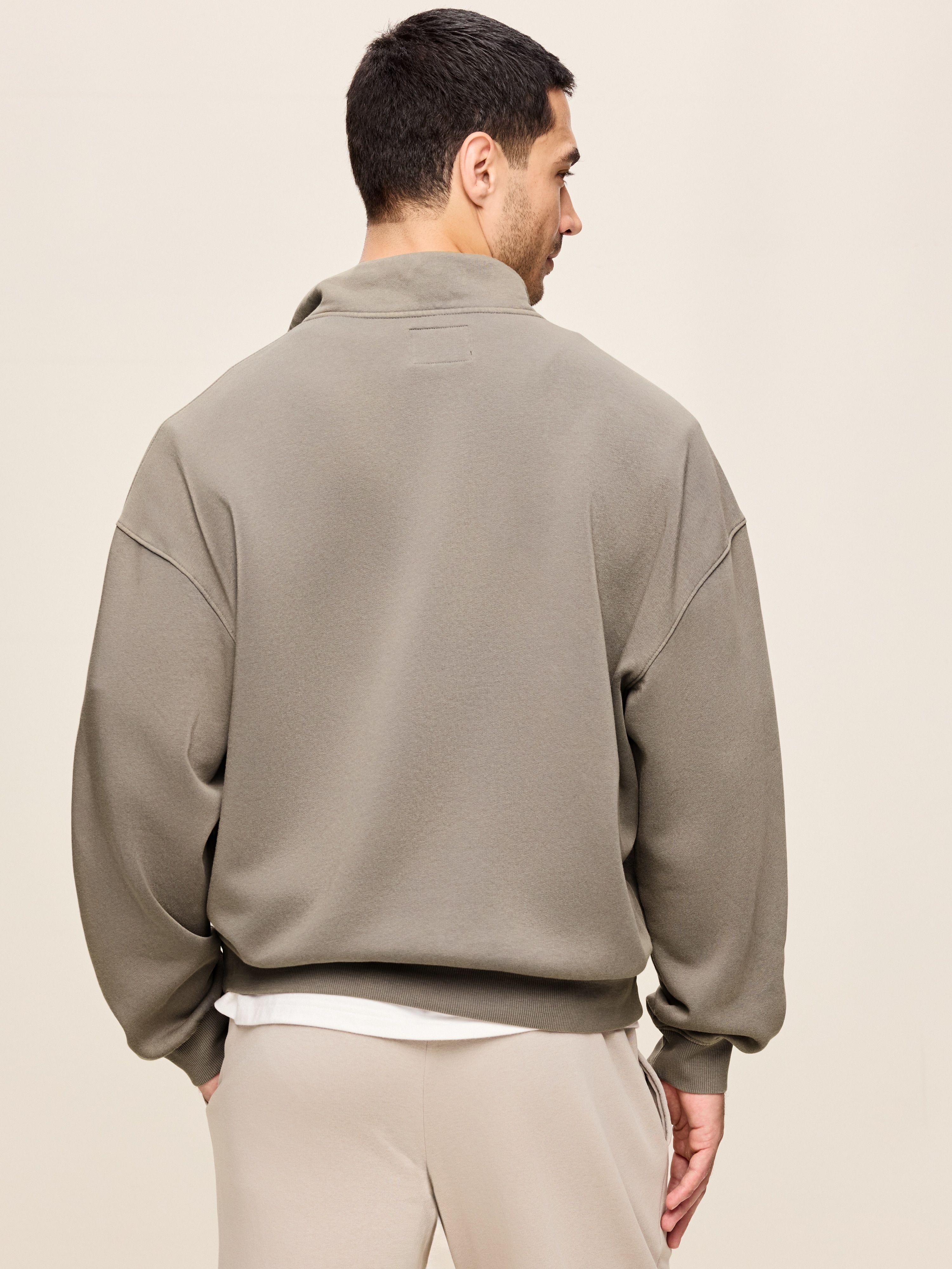 Lived-In Pro Quarter Zip - Tarmac Gray - 2