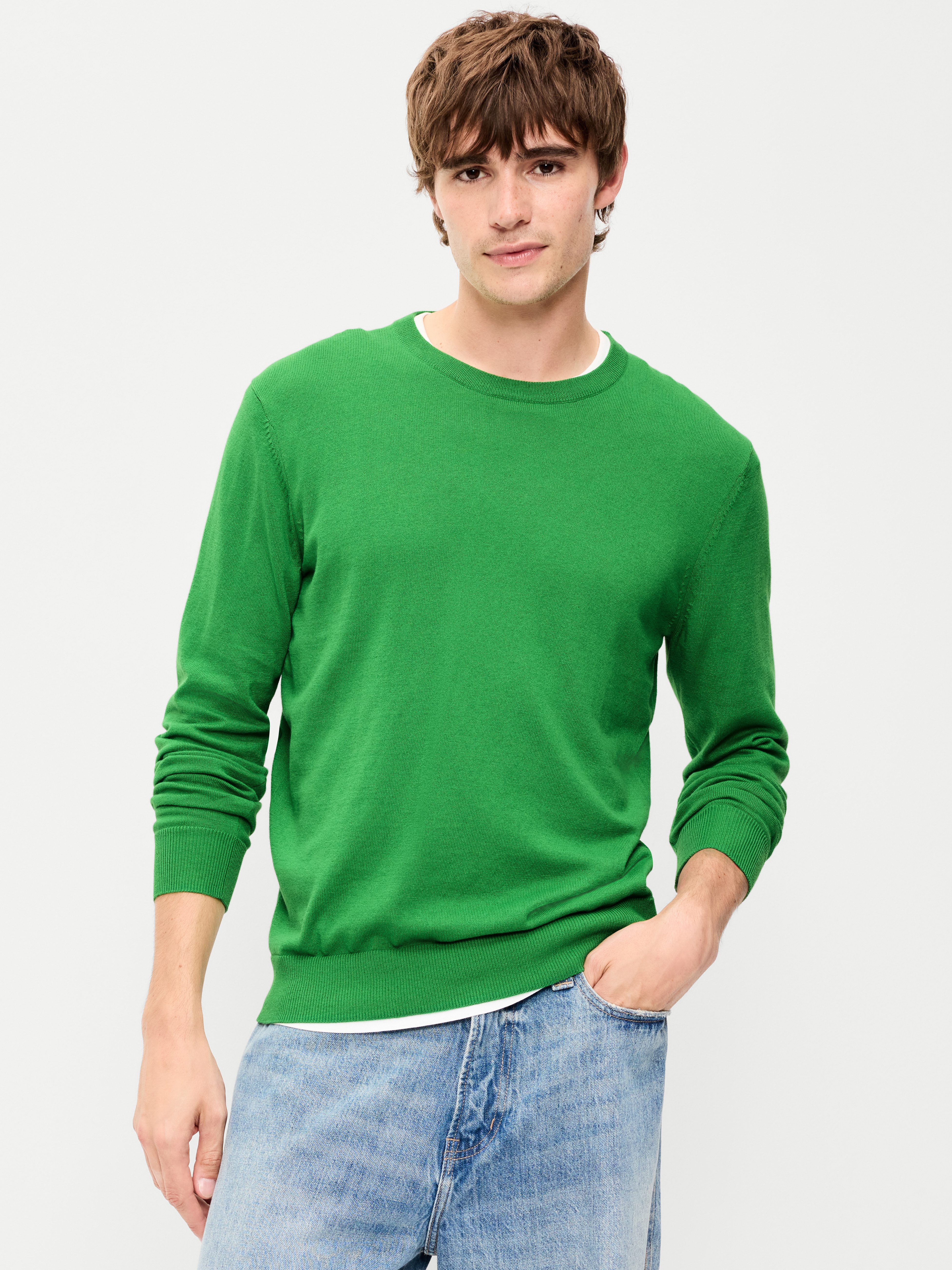Essential Crew-Neck Sweater - Hydrophile - 1