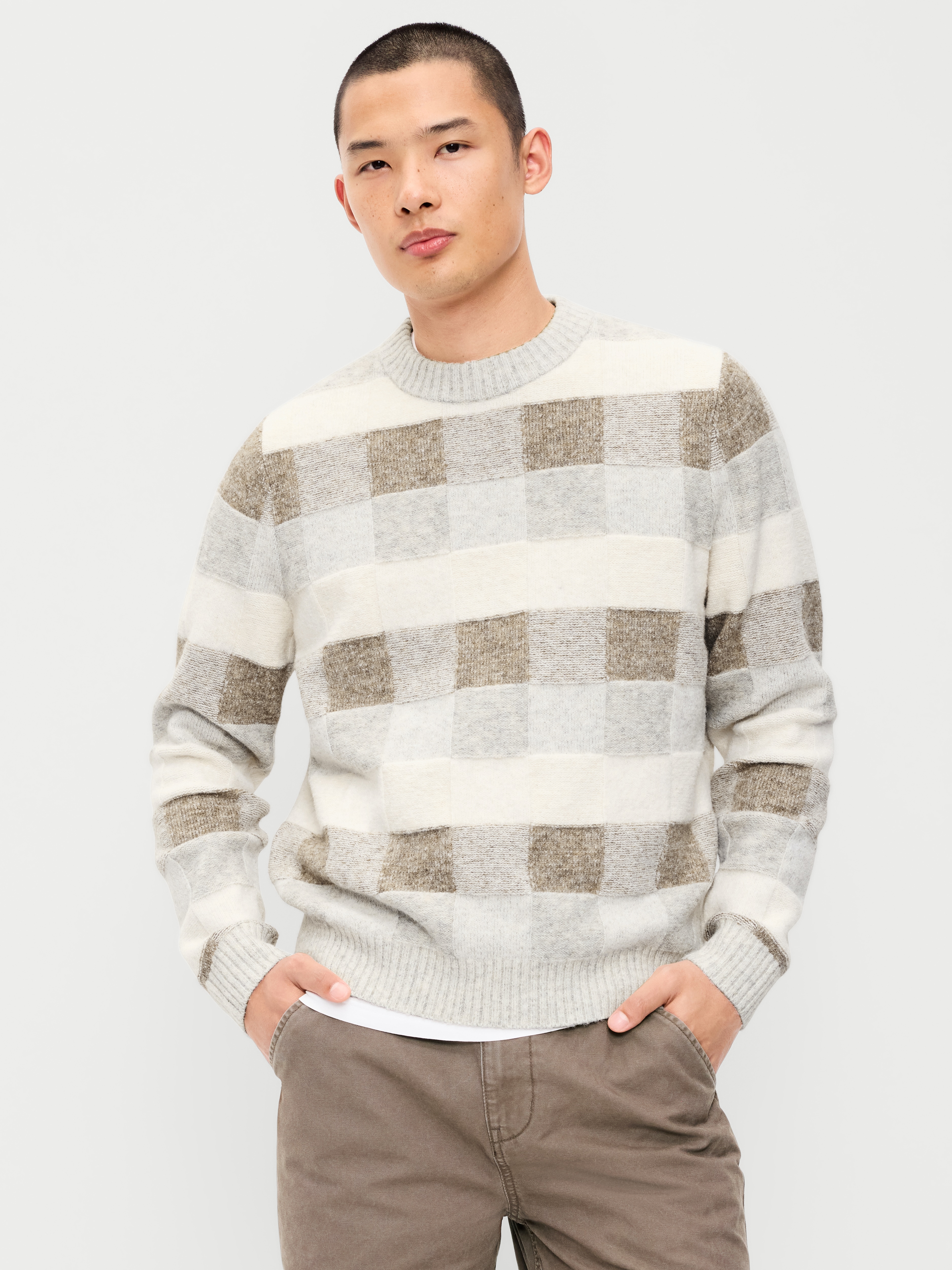 SoSoft Crew-Neck Sweater - Silver Gray - 1