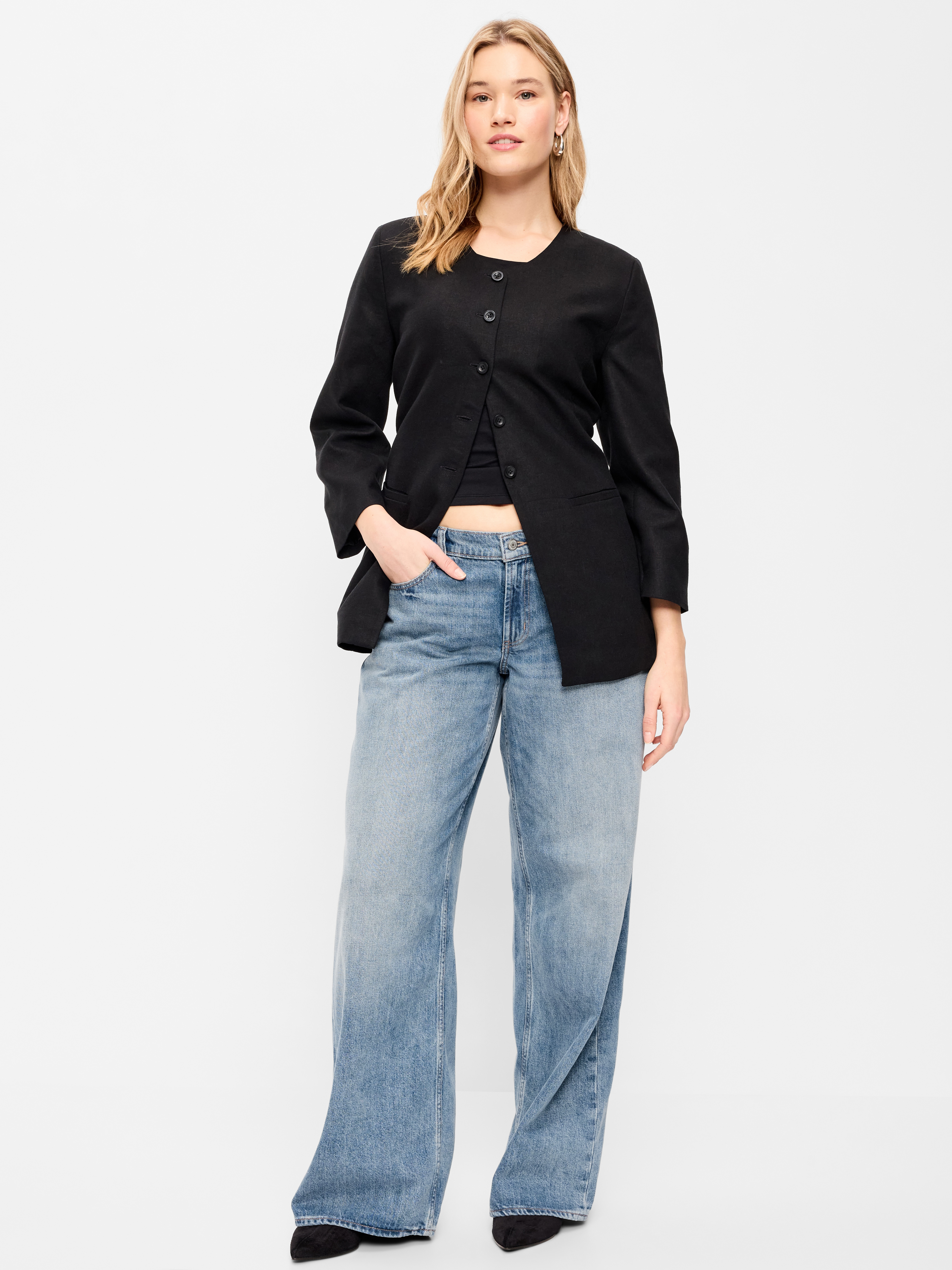 Low-Rise Baggy Wide-Leg Jeans - Nohea - 6