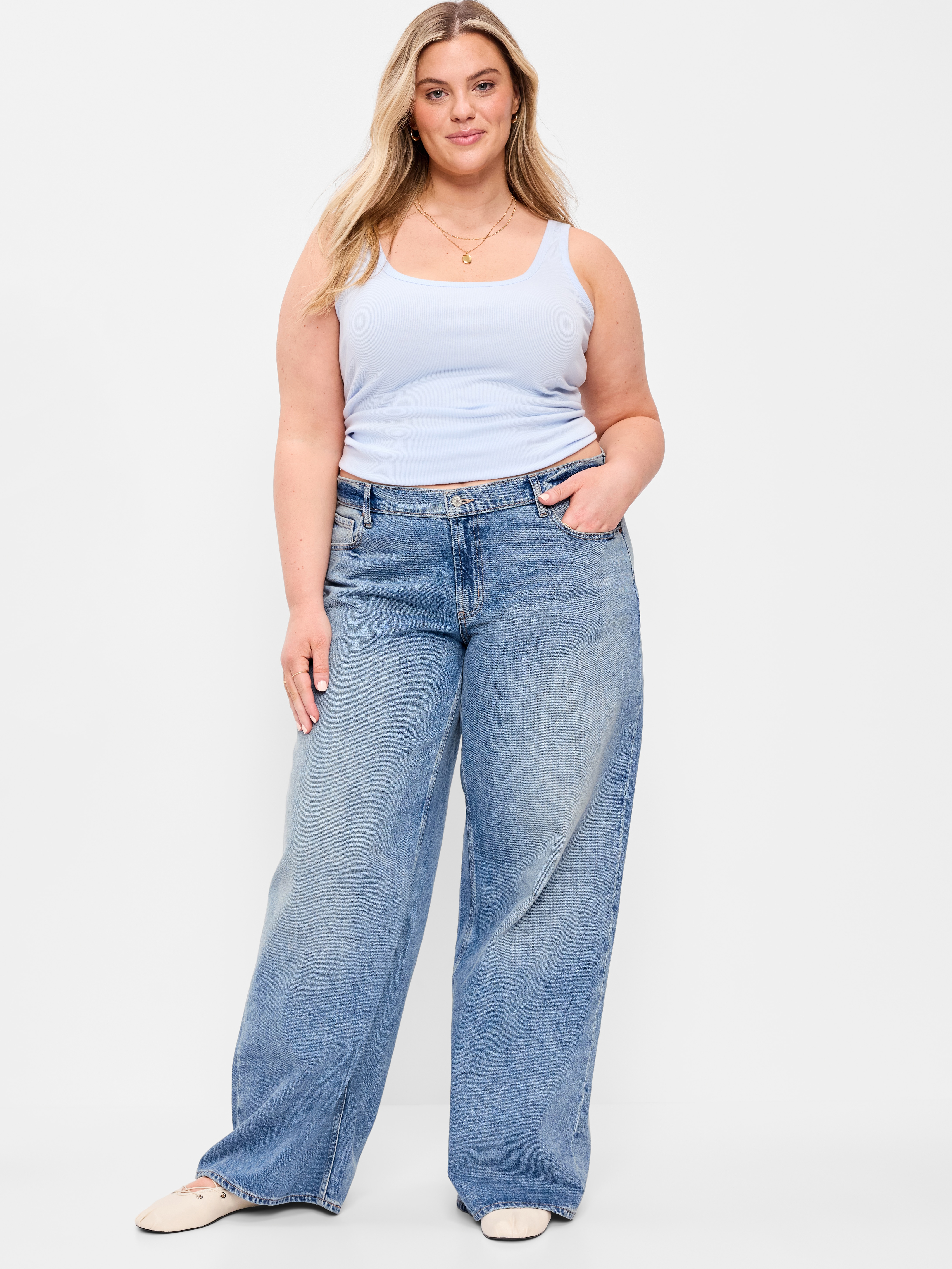 Low-Rise Baggy Wide-Leg Jeans - Nohea - 8