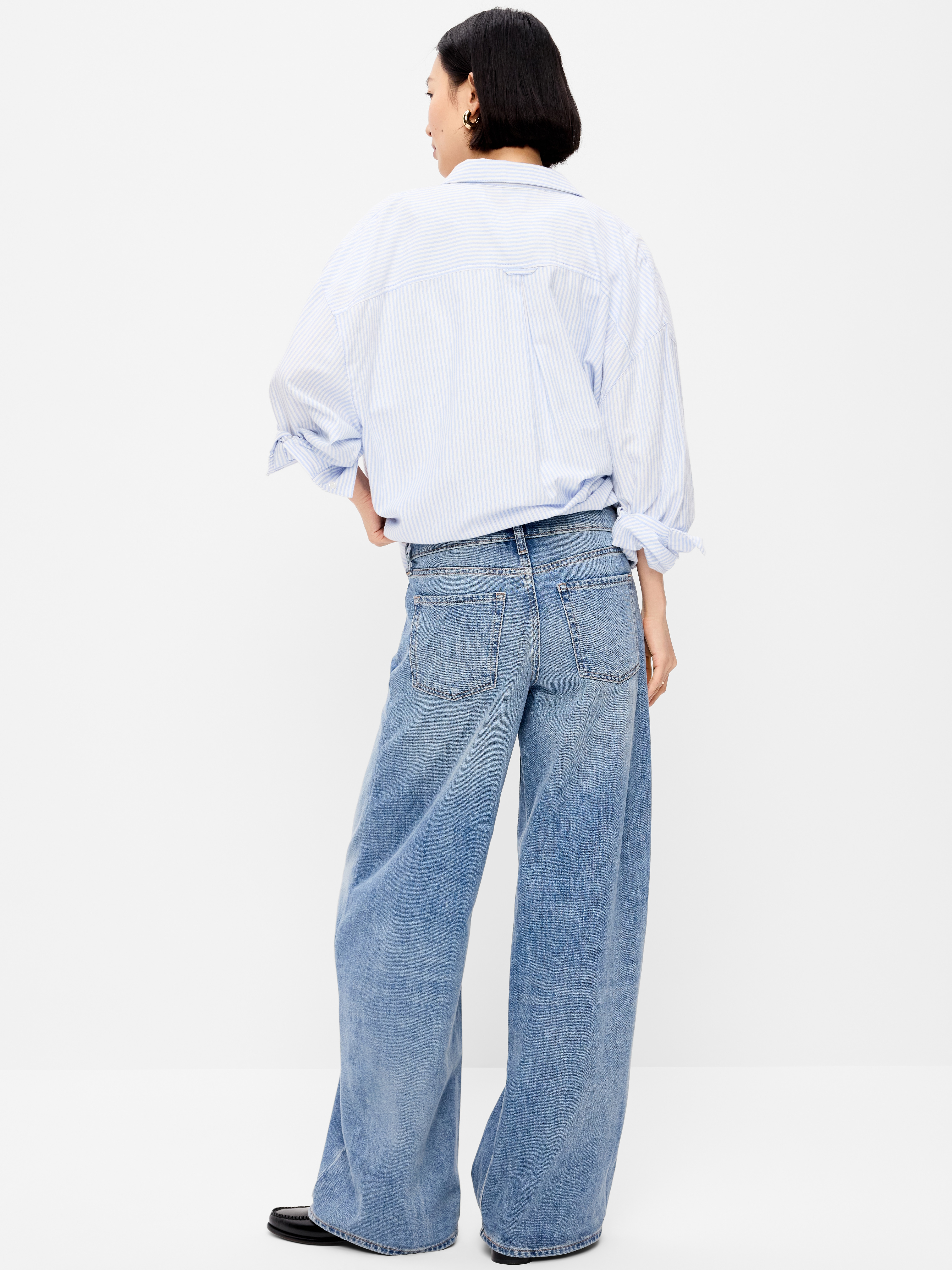 Low-Rise Baggy Wide-Leg Jeans - Nohea - 3