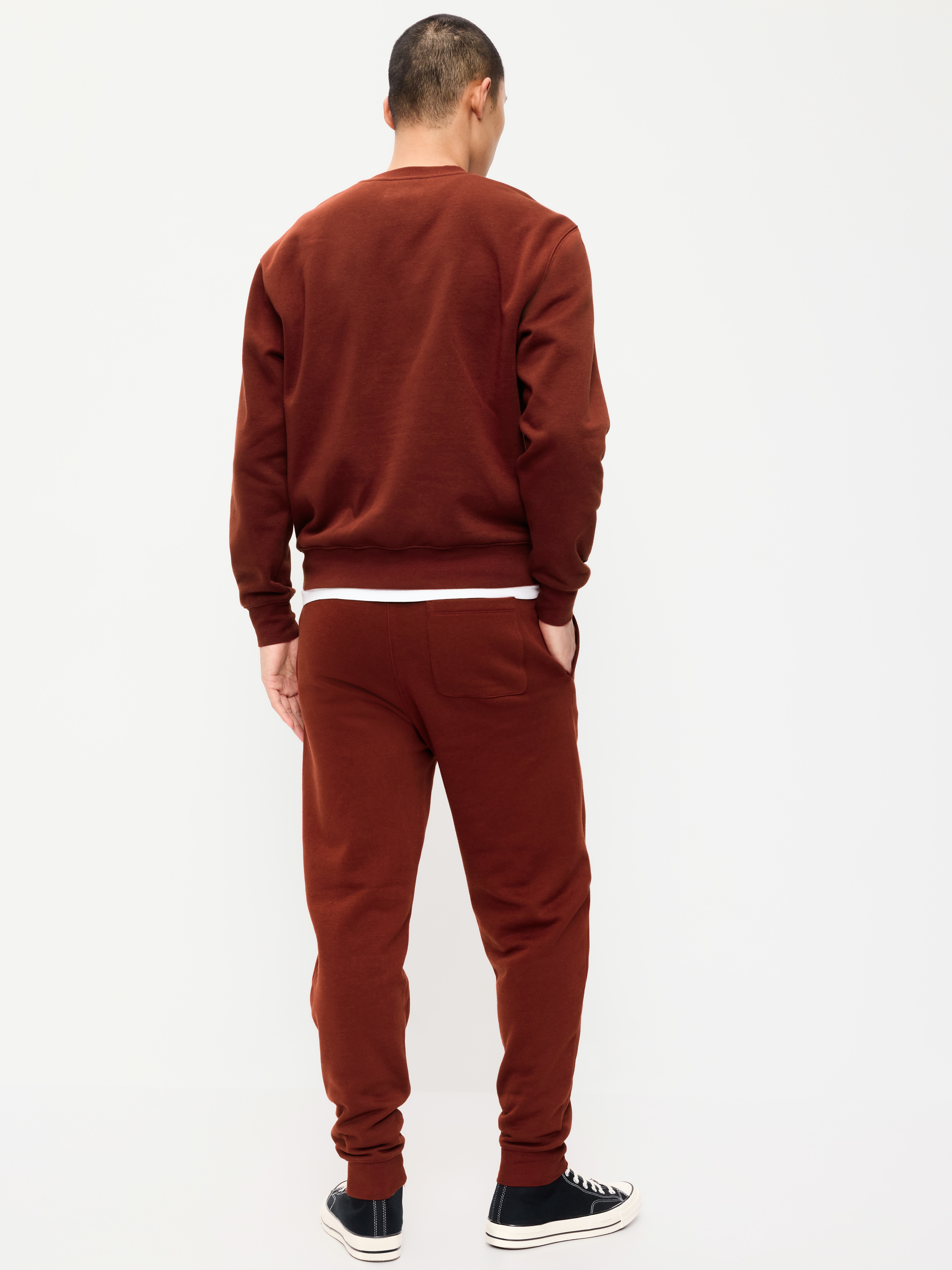 Logo Tapered Jogger Sweatpants - Emberglow - 3