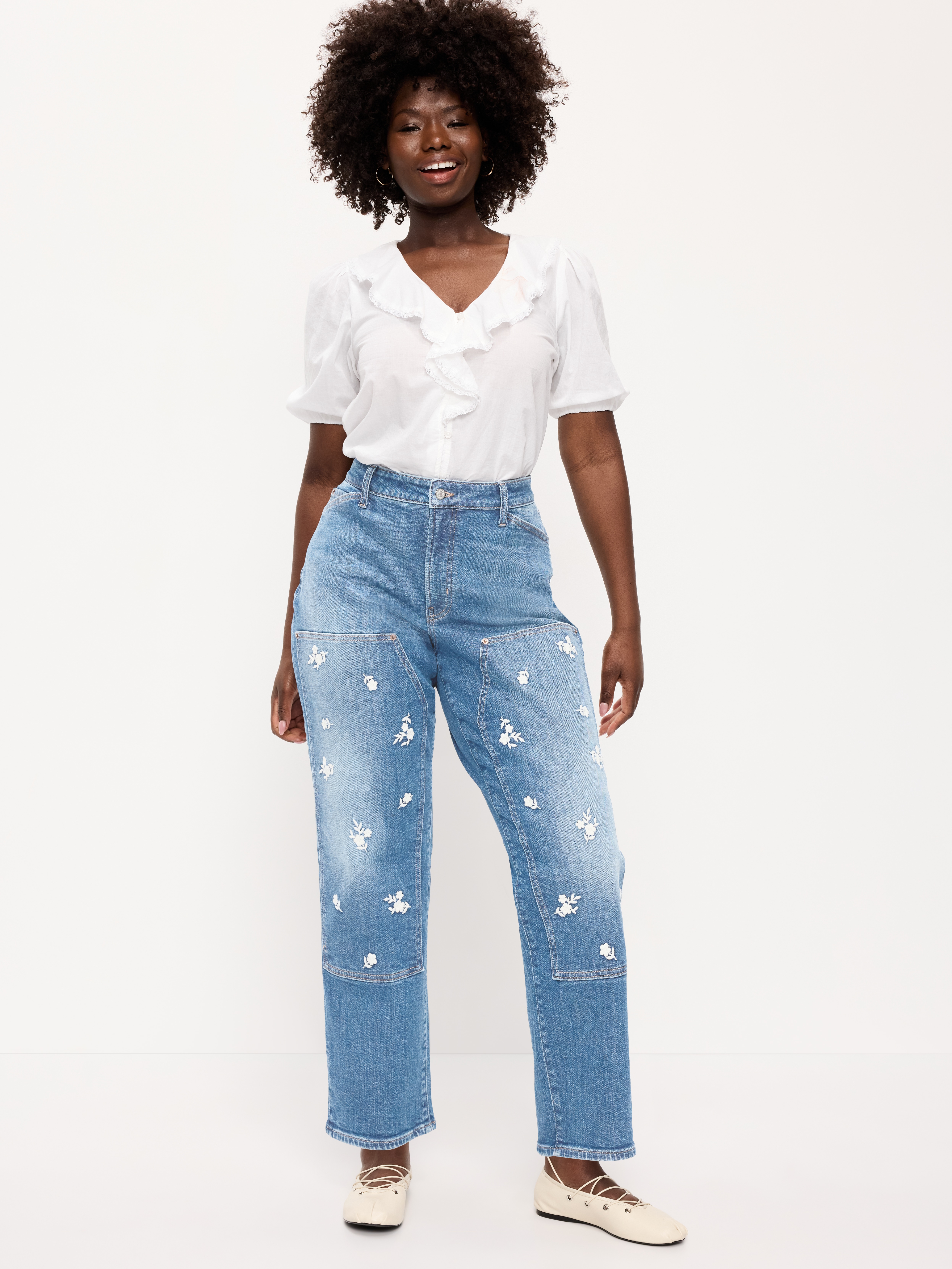 Curvy High-Waisted OG Loose Jeans - Xena - 5