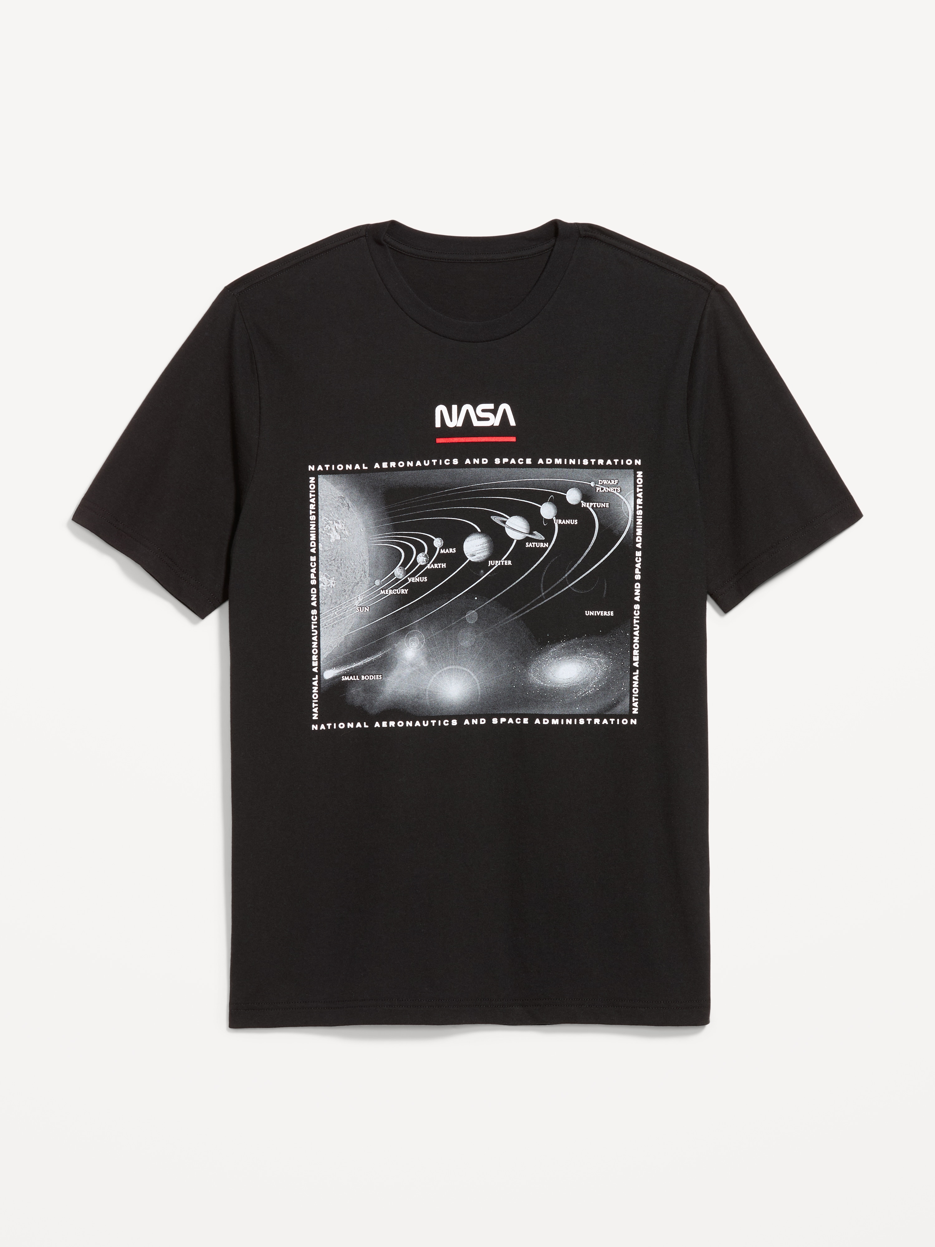 NASA Graphic T-Shirt - Black Jack - 1