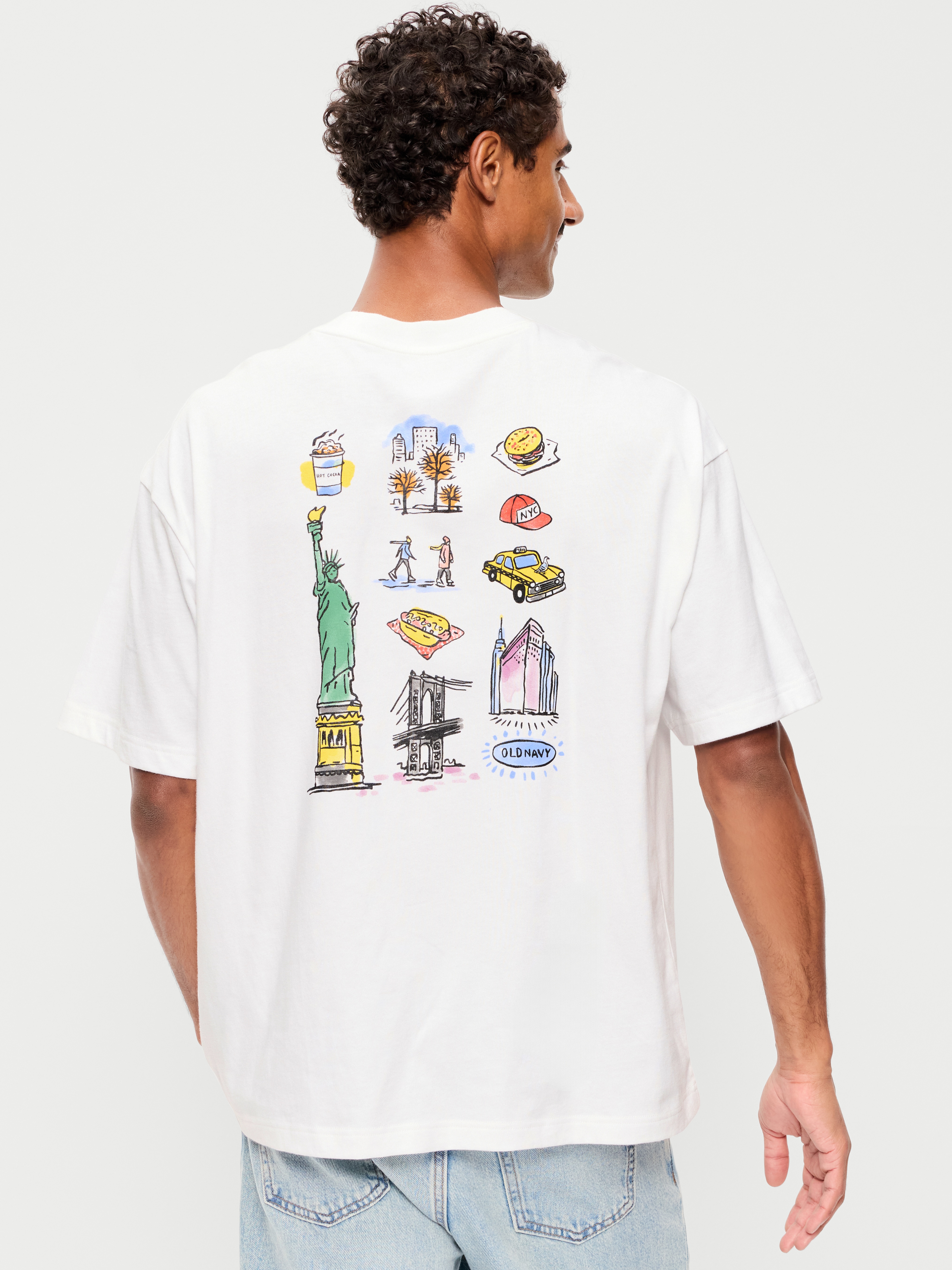 Heavyweight Logo Graphic T-Shirt - White Lilies - 2