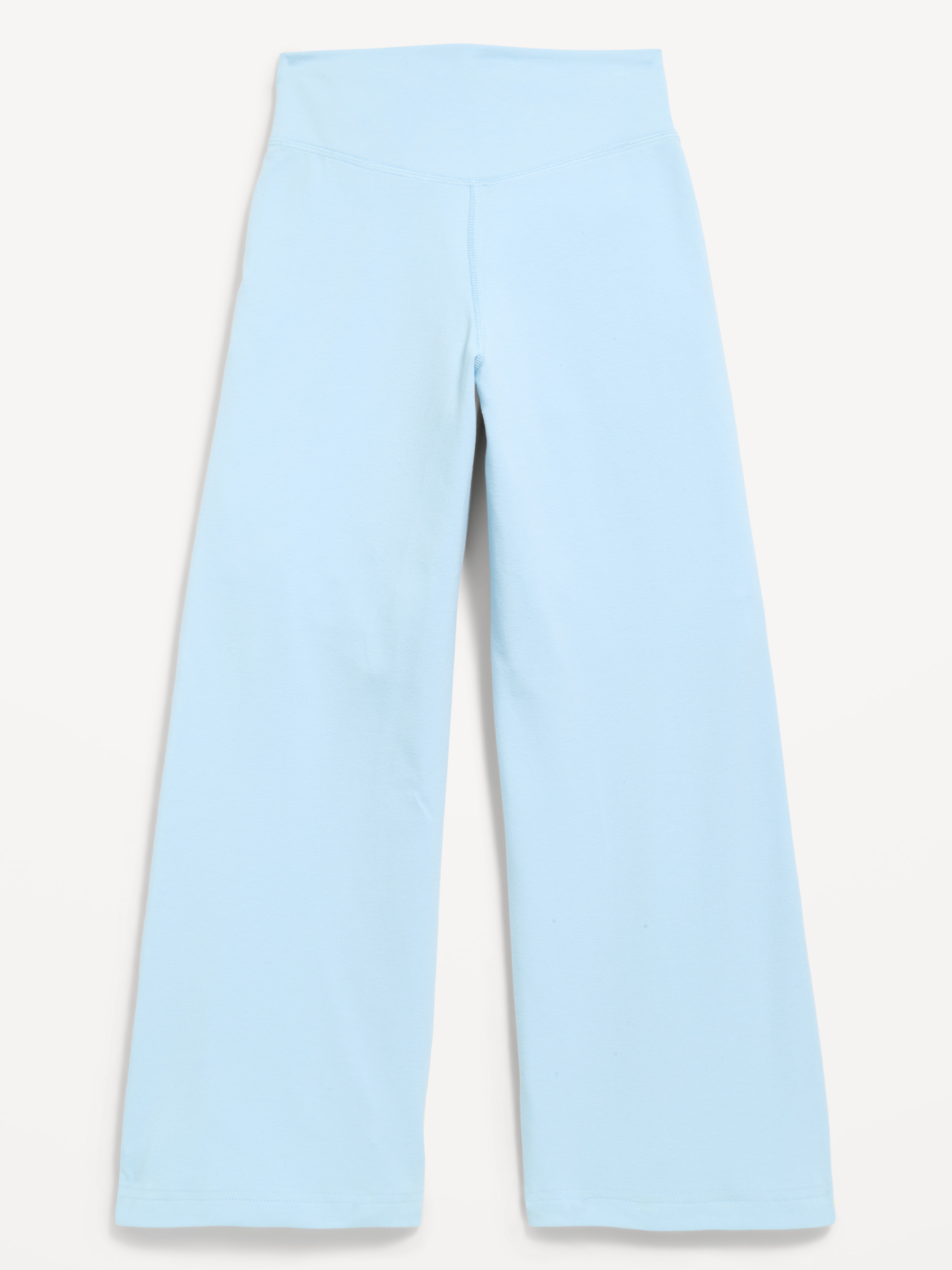 High-Waisted PowerChill Crossover Wide-Leg Pants for Girls - Blue Tranquility - 2