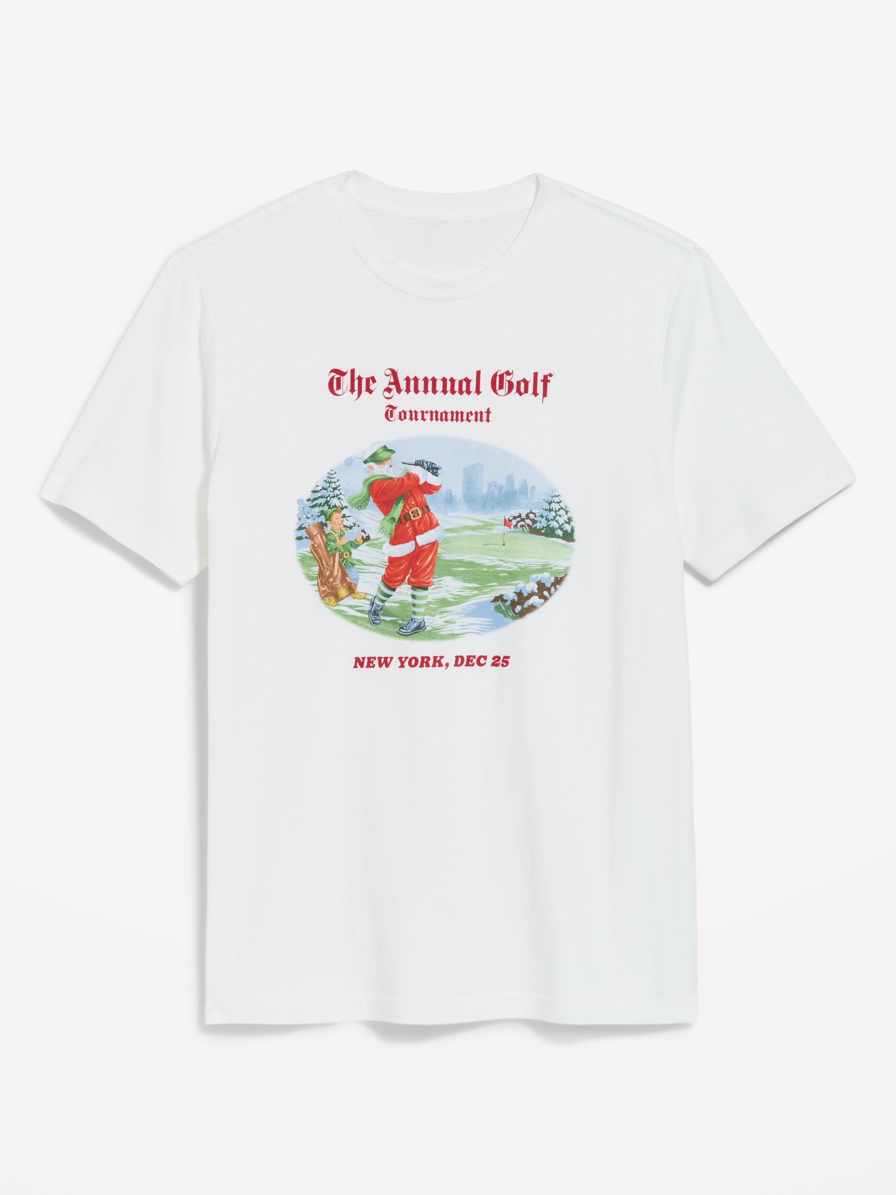 Crew-Neck Graphic T-Shirt - White Lilies - 1
