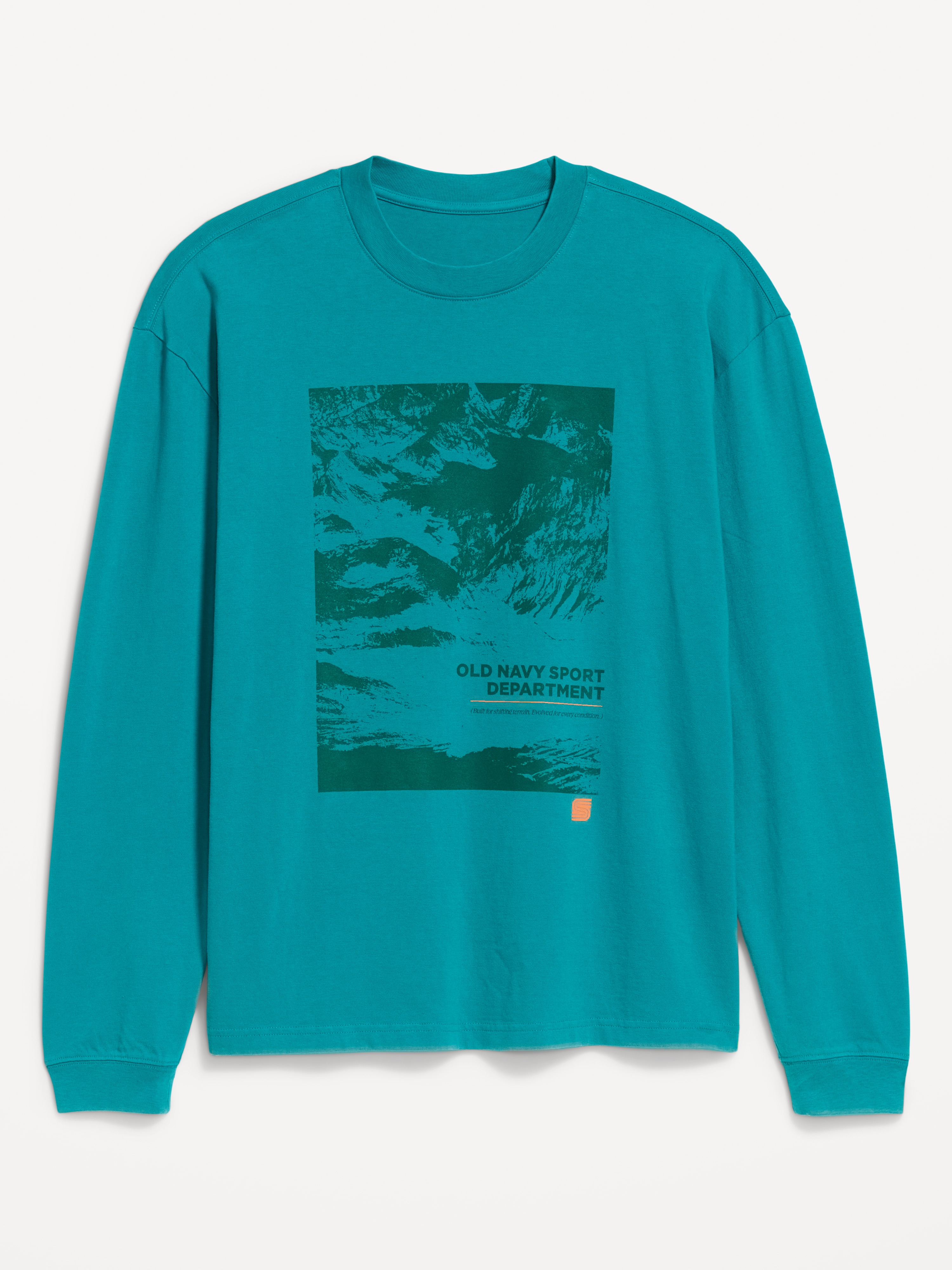 Lived-In Pro Long-Sleeve Graphic T-Shirt - Deepest Water - 1