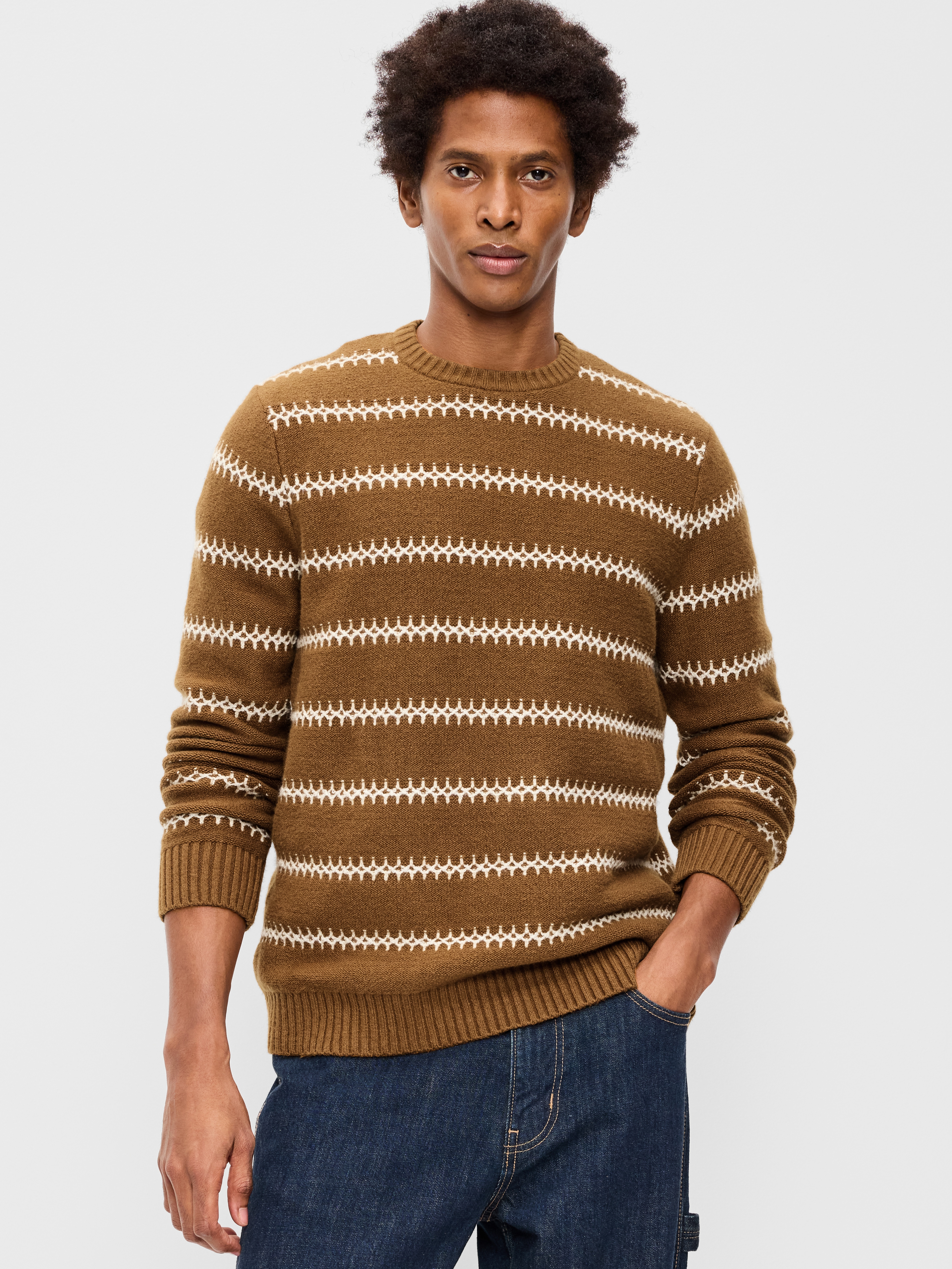 SoSoft Crew-Neck Sweater - Bourbon - 1