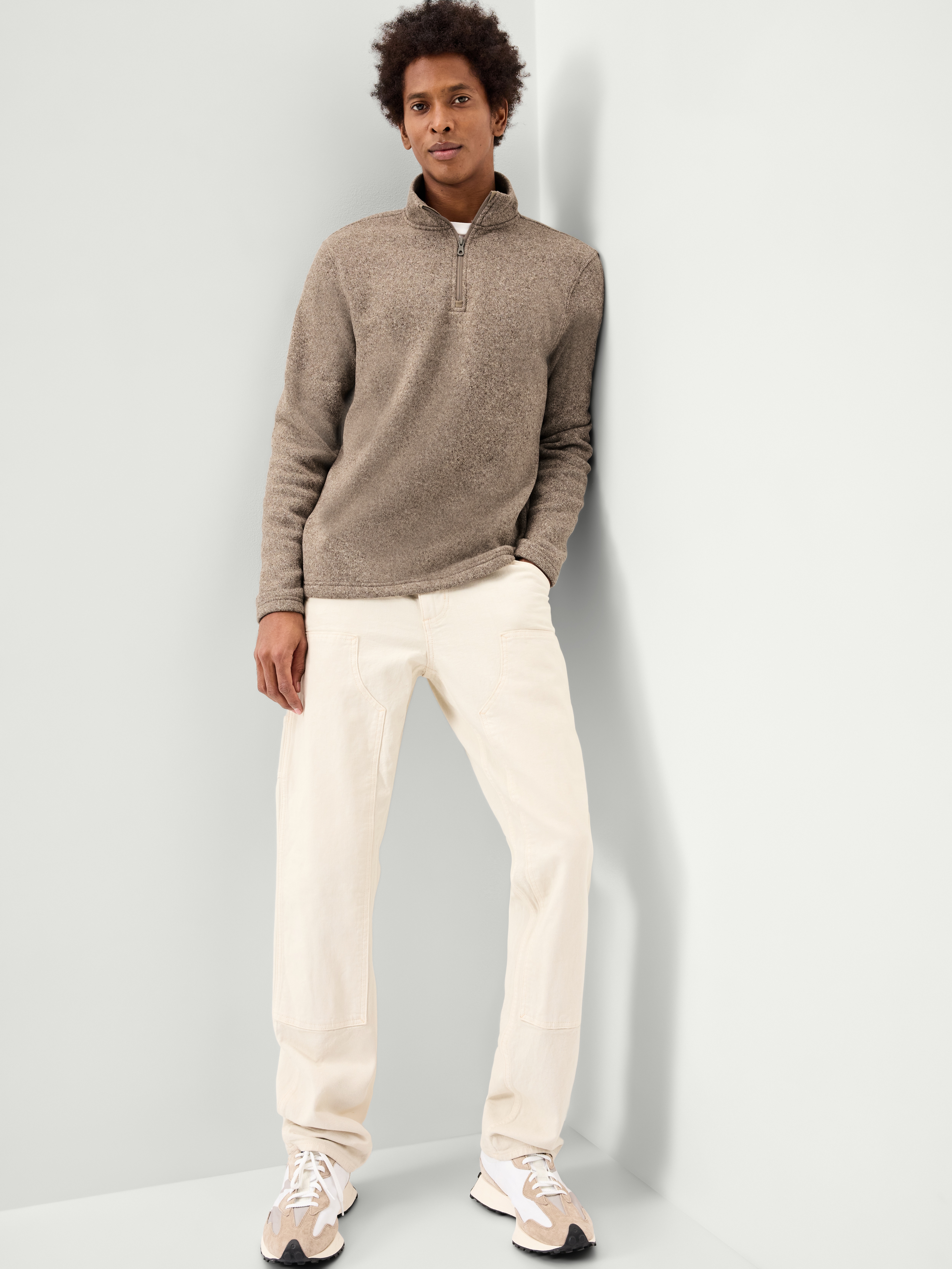 Sweater Fleece Quarter-Zip - Elkhorn - 3