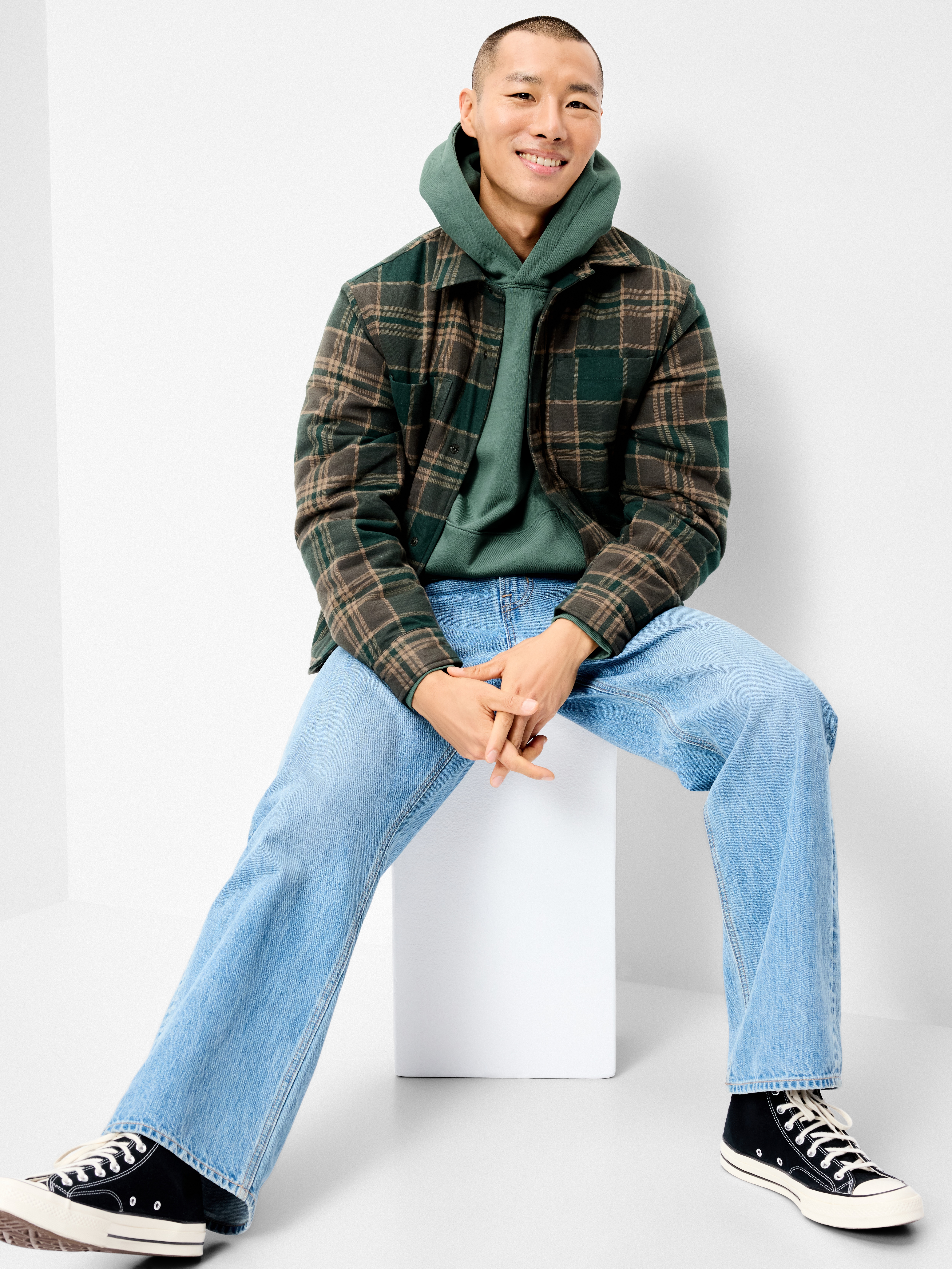 Rotation Popover Hoodie - Silver Fern - 3