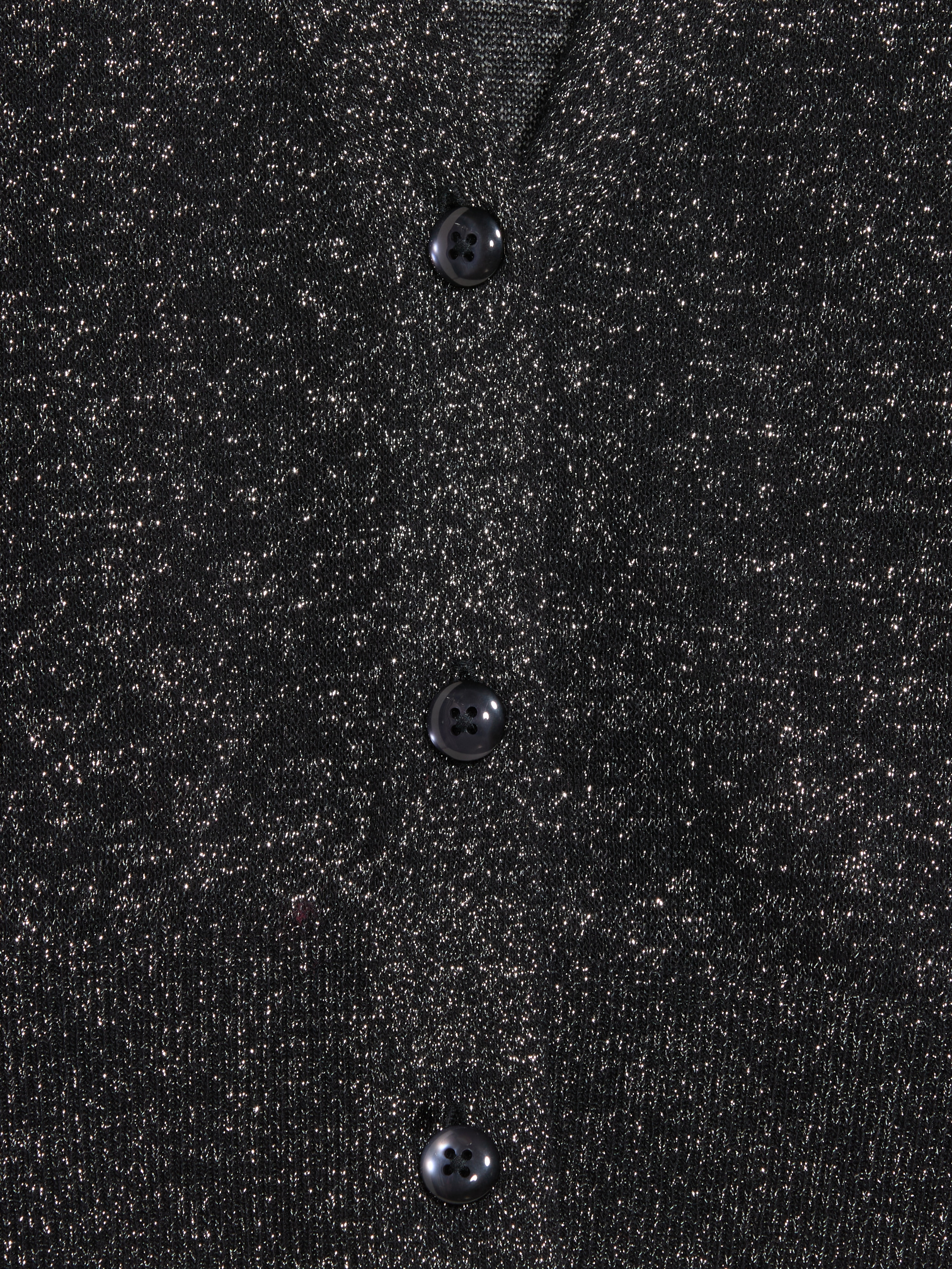 Shine V-Neck Cropped Cardigan - Black Jack - 6