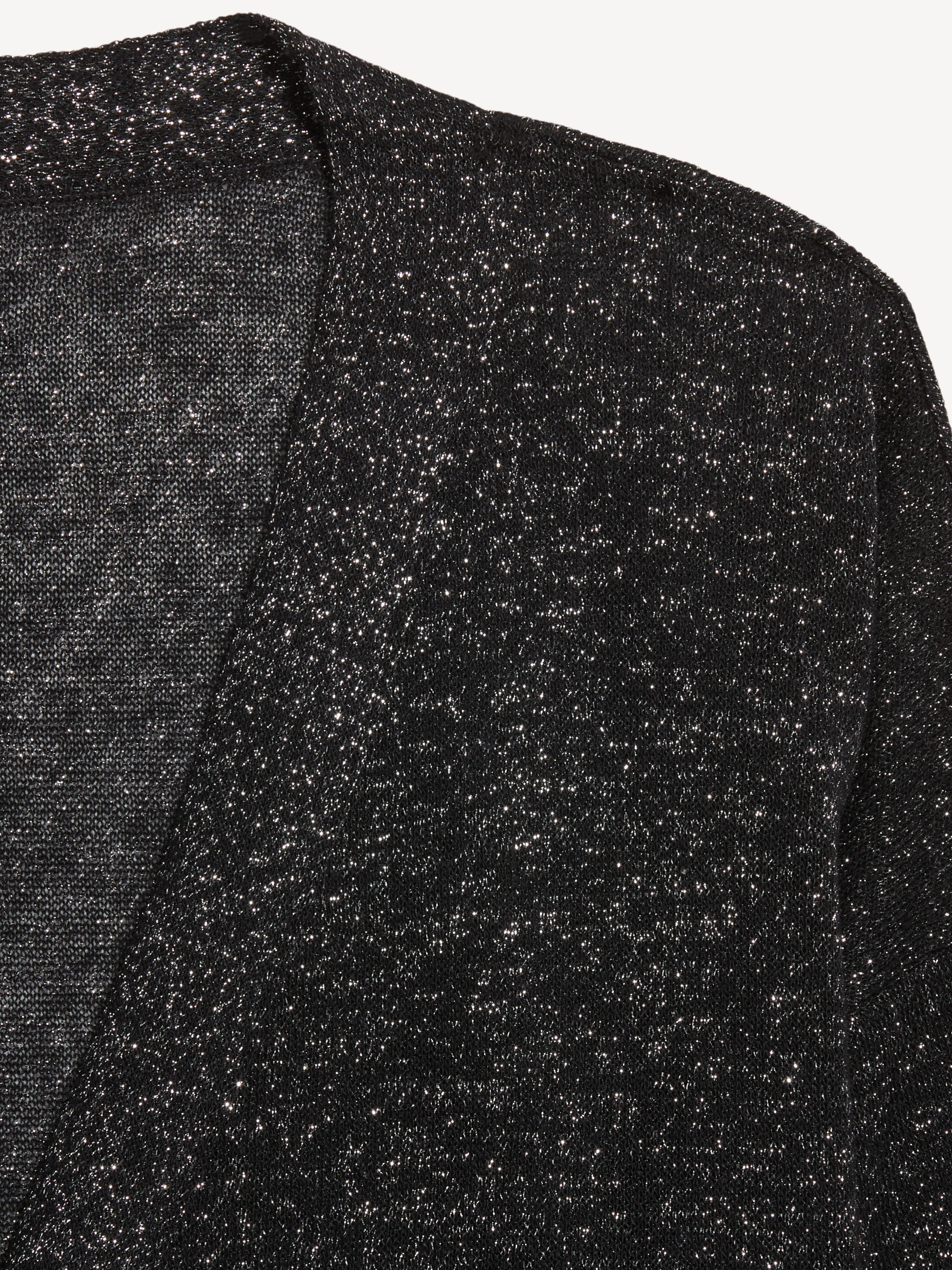 Shine V-Neck Cropped Cardigan - Black Jack - 5