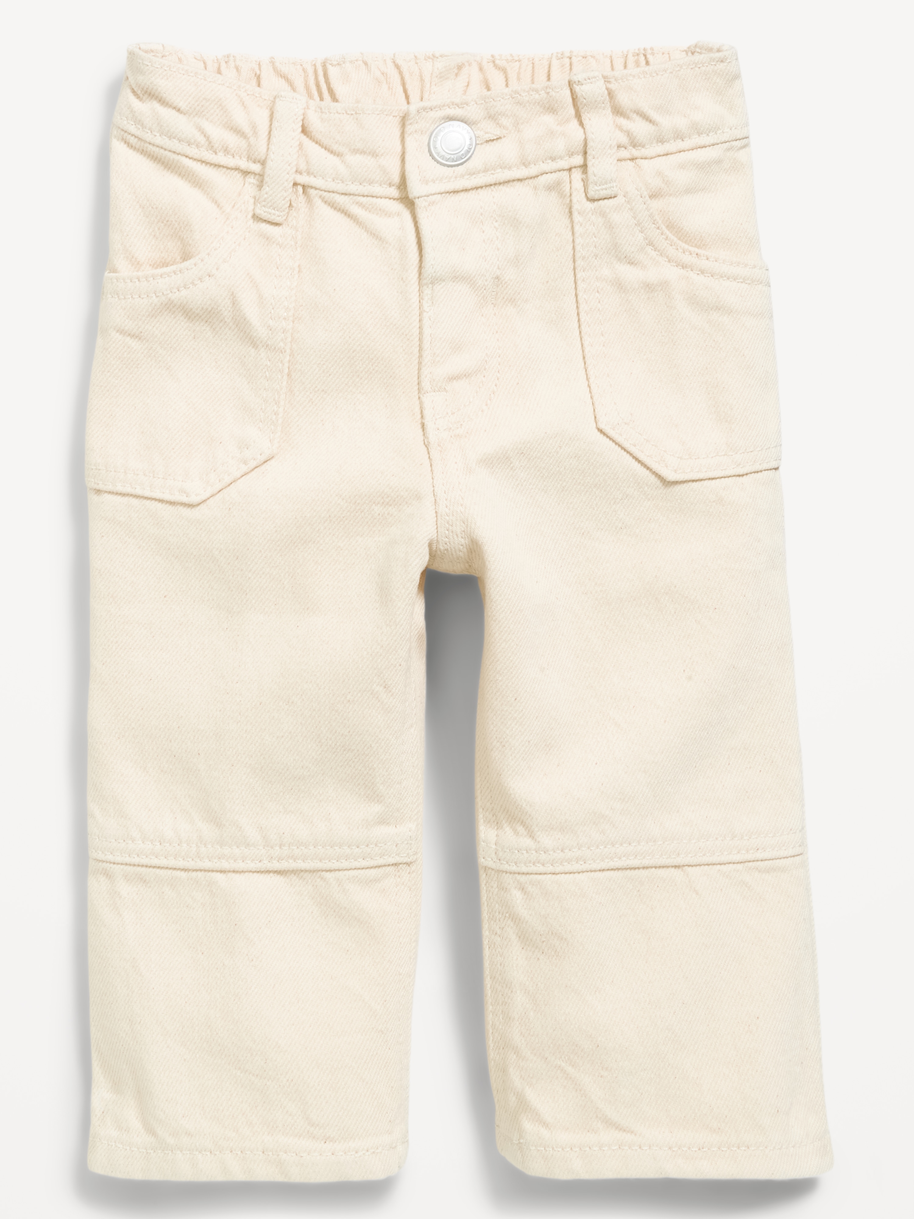 Baggy Carpenter Jeans for Baby - Ecru - 1