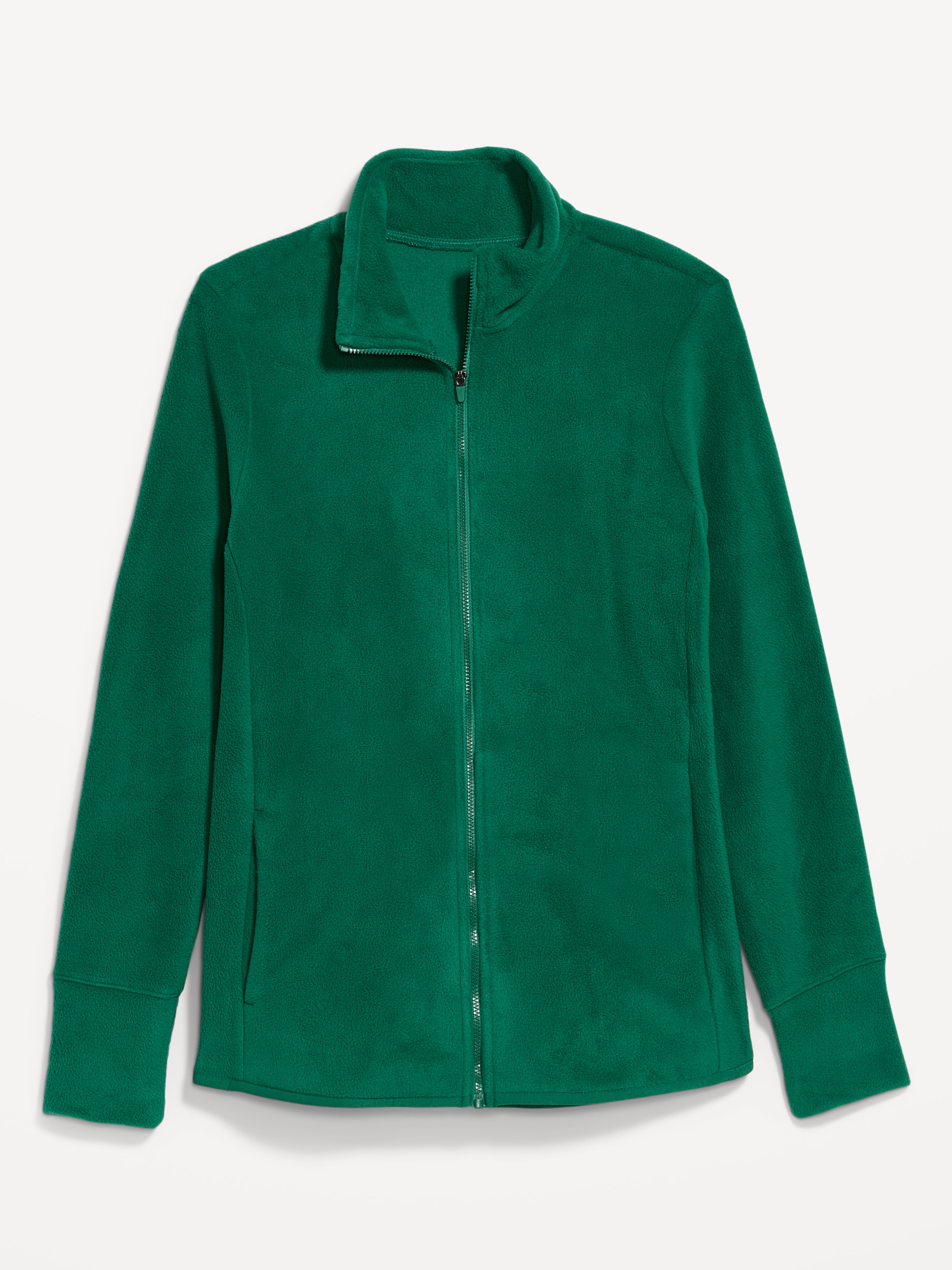 Fitted Performance Fleece Full-Zip Jacket - Java Fern - 9