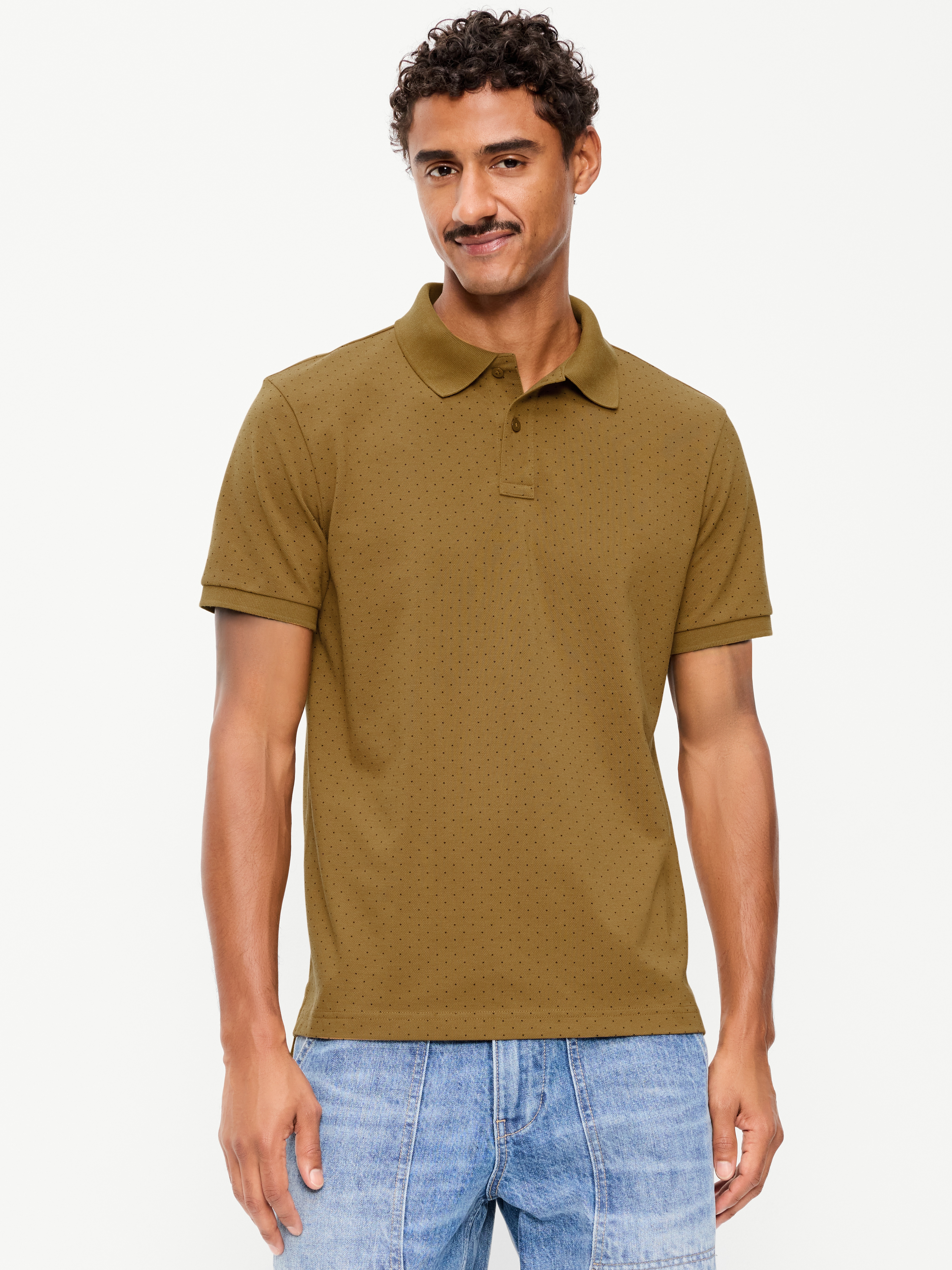 Built-In Flex Pro Polo for Men - Wetland Reed - 1