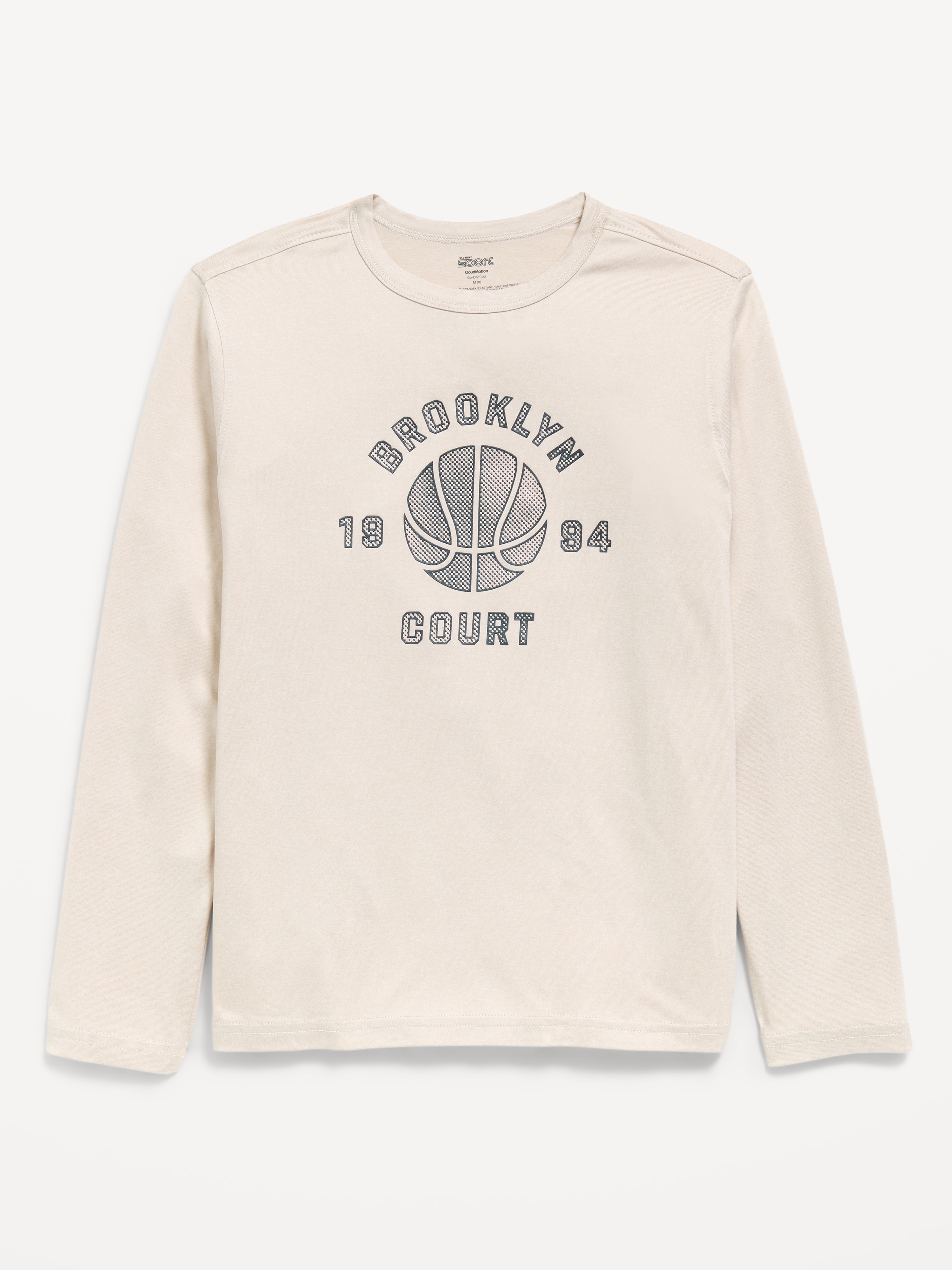CloudMotion Long-Sleeve Performance T-Shirt for Boys - Wish Bone - 2