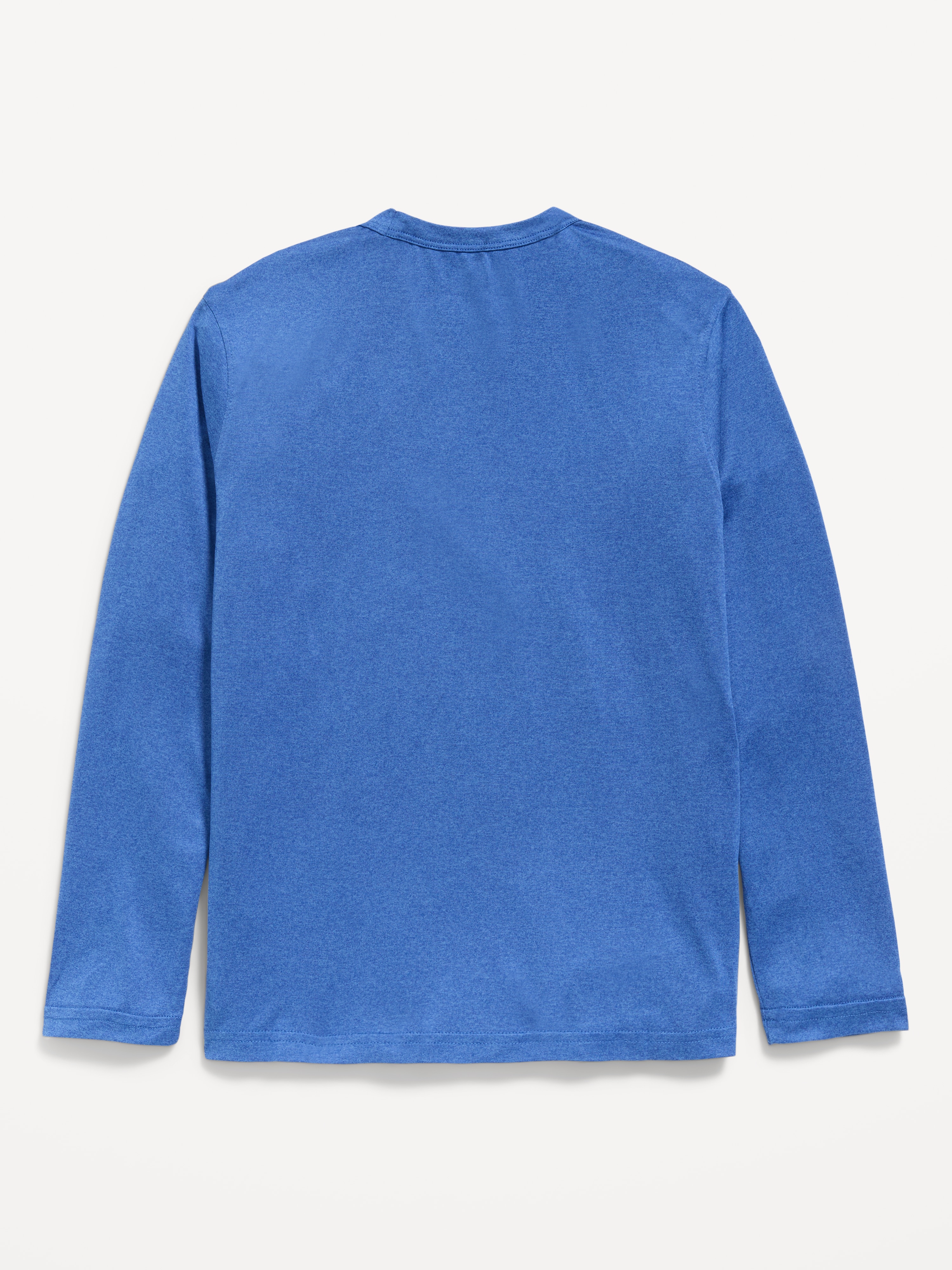 CloudMotion Long-Sleeve Performance T-Shirt for Boys - Crayon Blue - 3