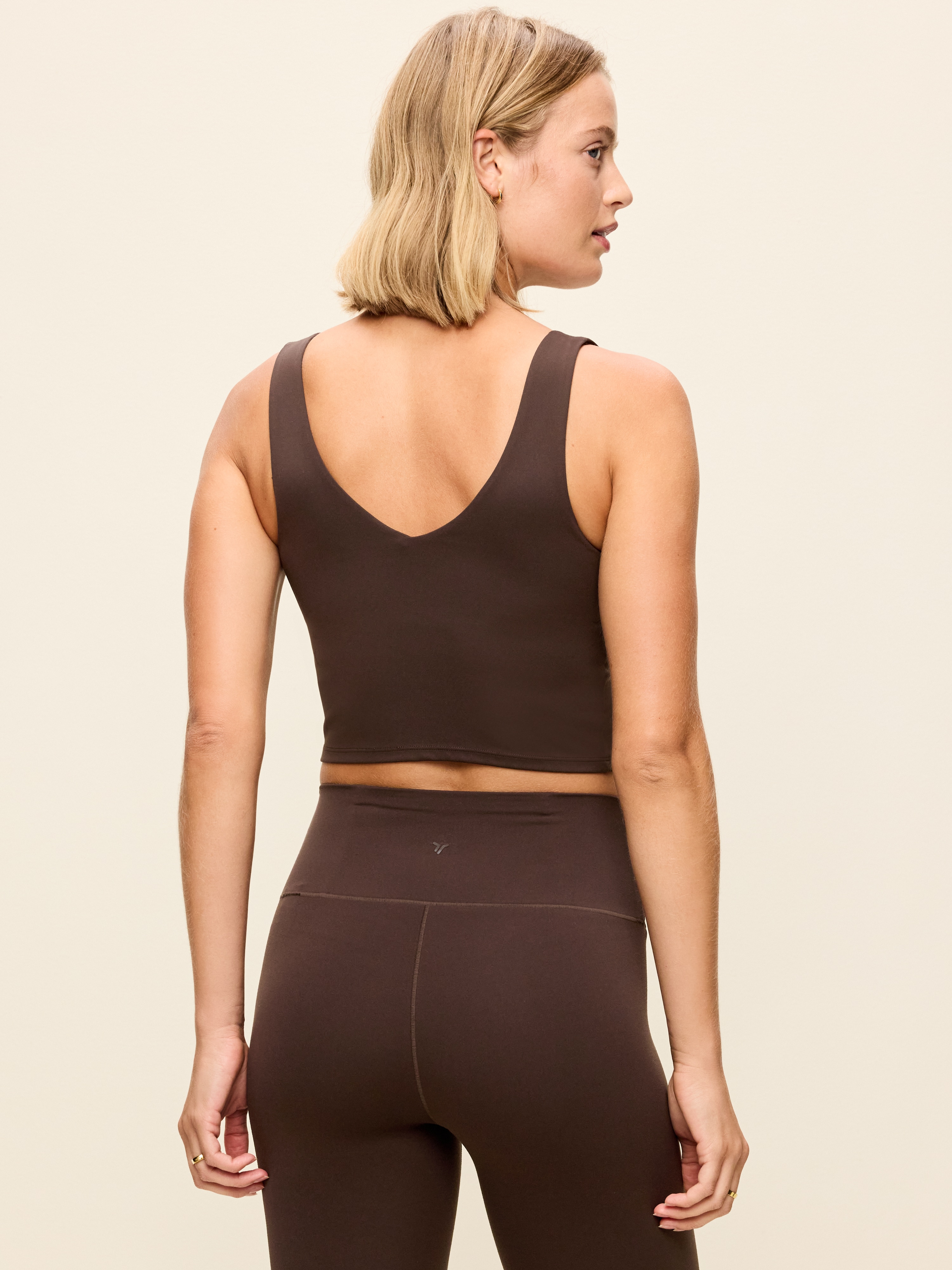 StudioSmooth Longline Top - Black Coffee - 2