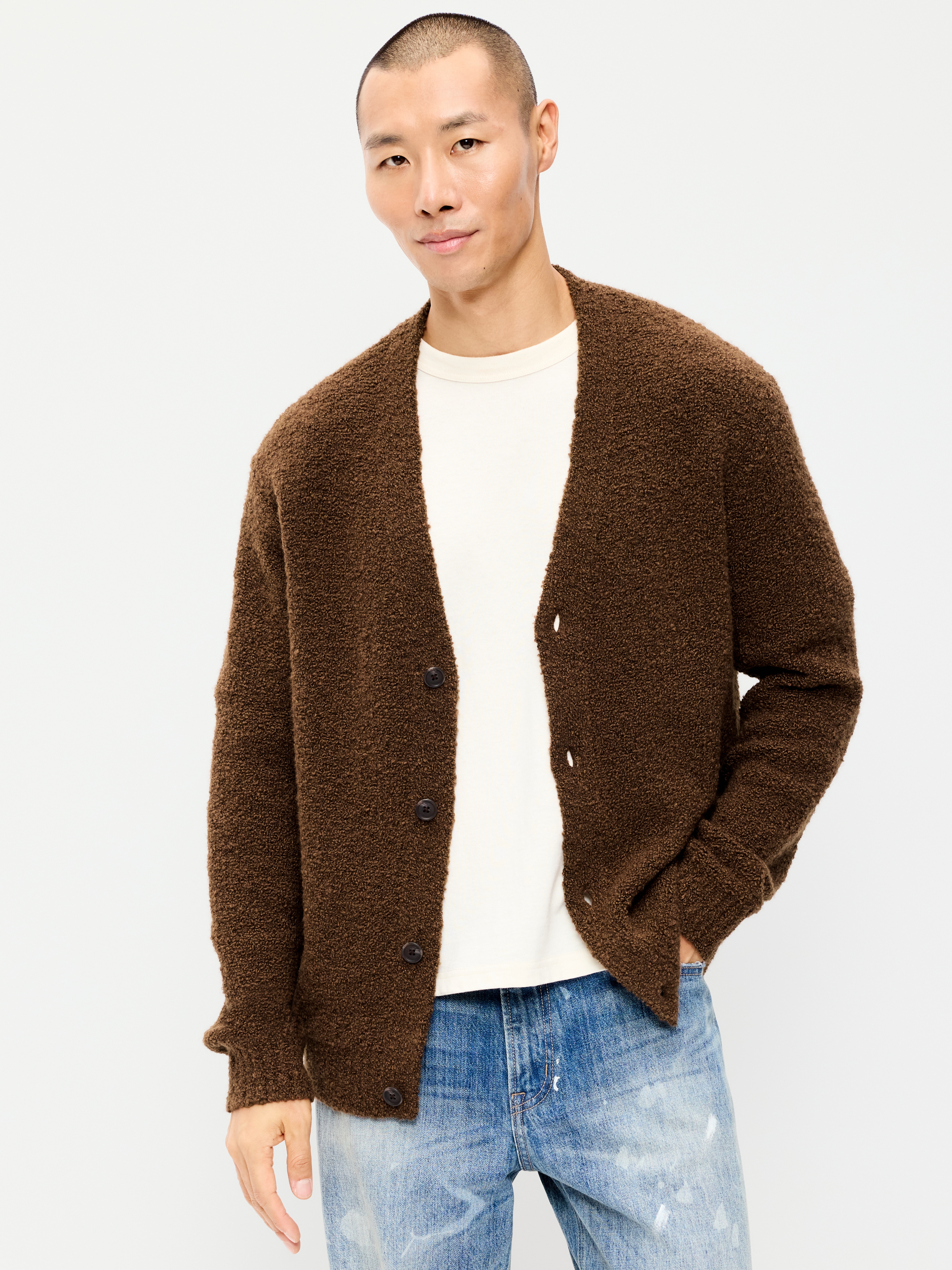SoSoft Cardigan Sweater - Dark Walnut - 1