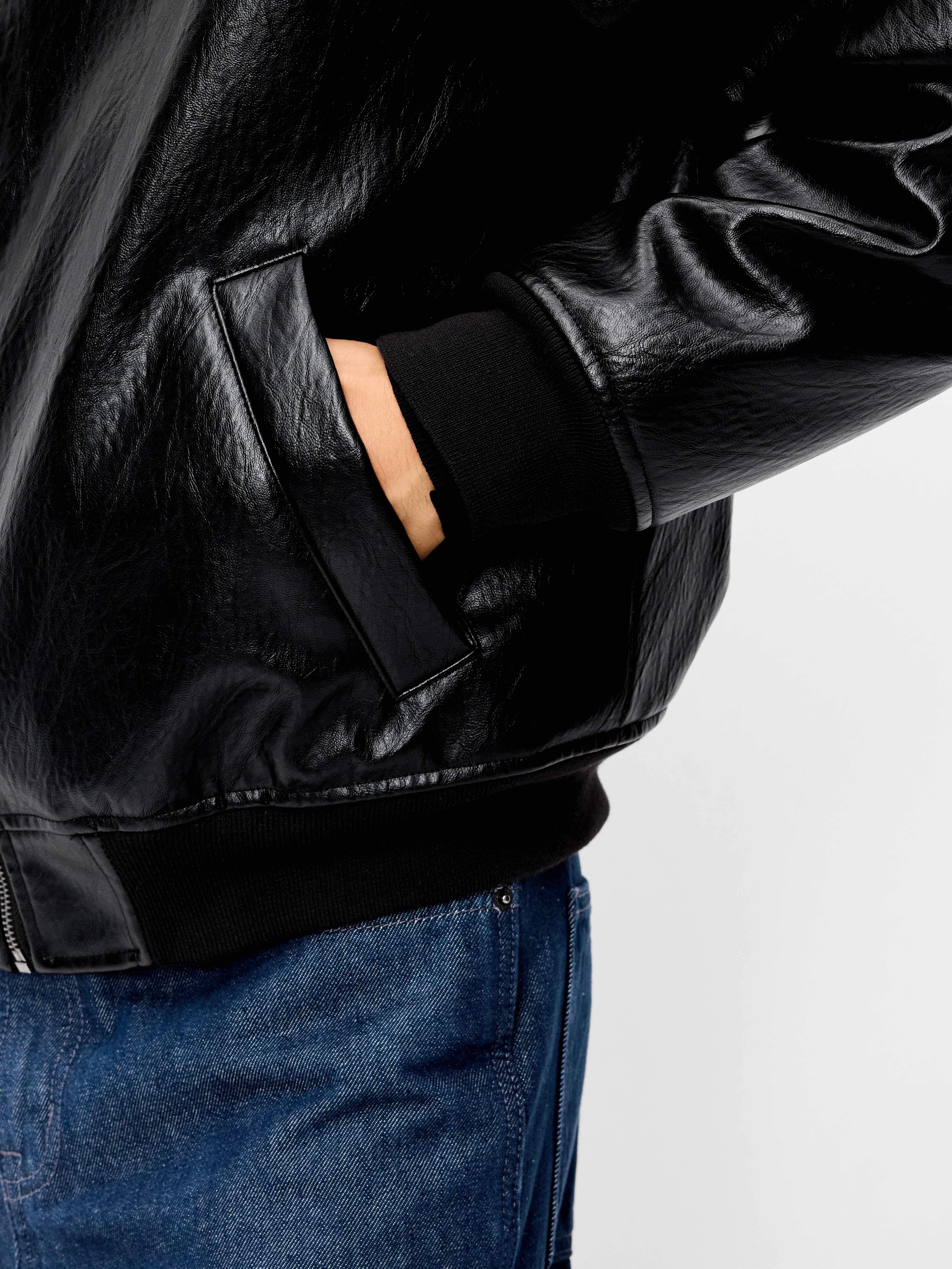 Faux-Leather Jacket - Black Jack - 5