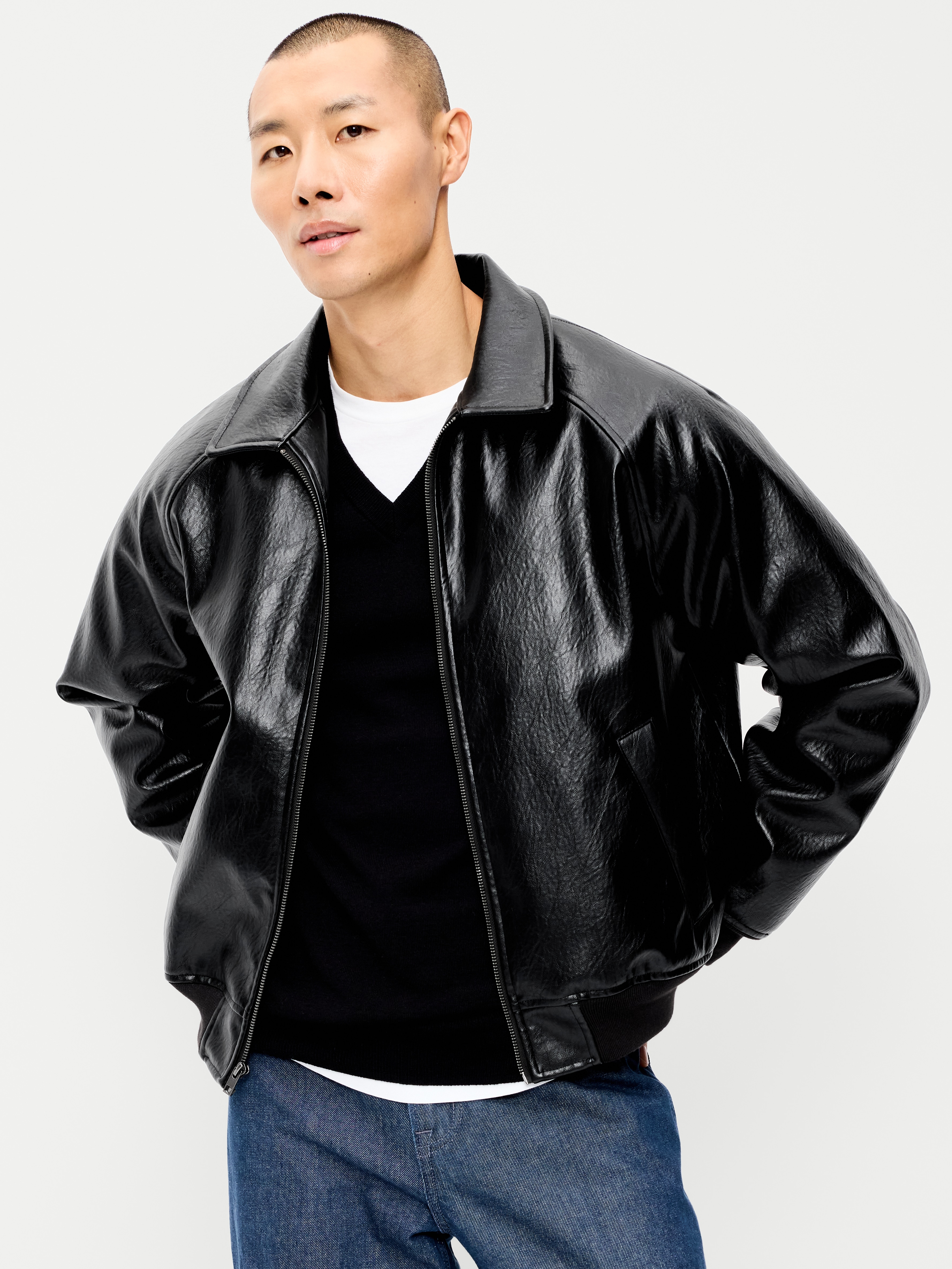 Faux-Leather Jacket - Black Jack - 6