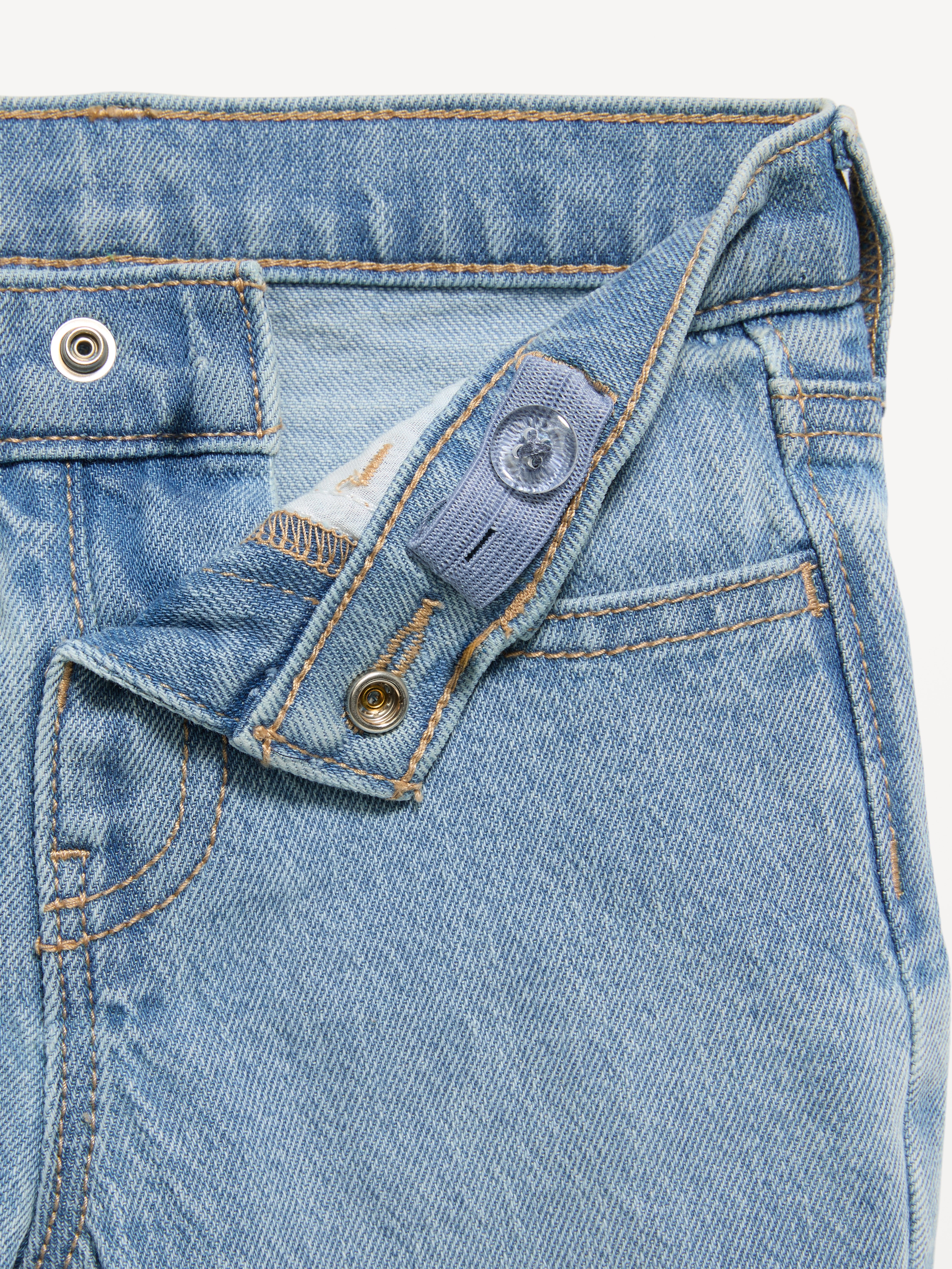 High-Waisted Embroidered Flare-Leg Jeans for Toddler Girls - Light Wash - 4